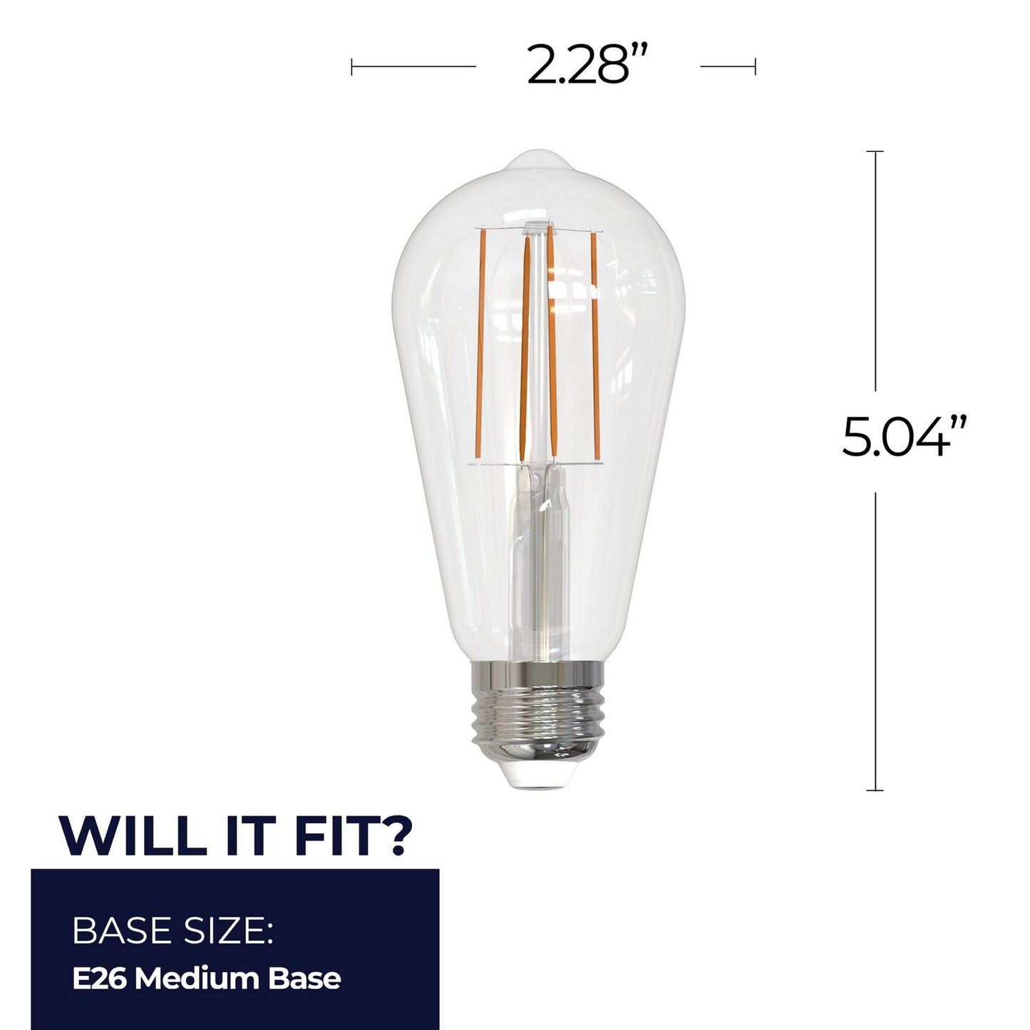 Bulbrite - 776987 - Light Bulb - 7 - Clear