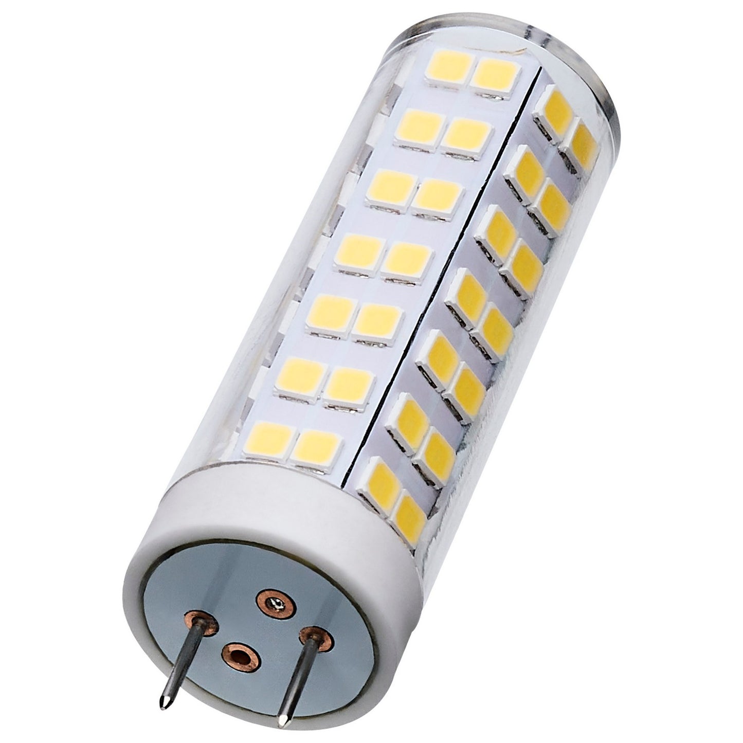 Satco 6.5W T6 LED – G8 base, 650 lumens, 3000K Soft White (S12326)