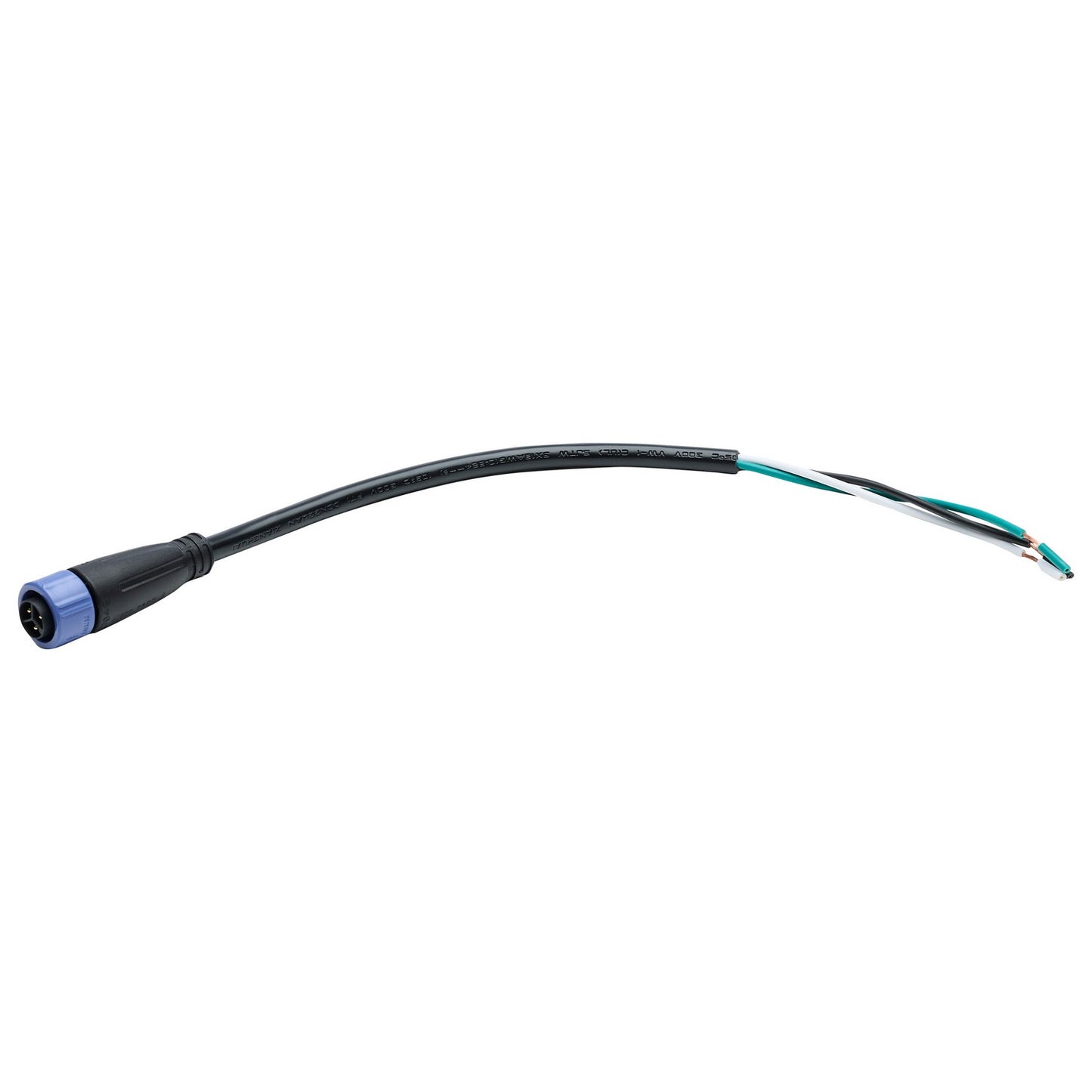 (4-Pack) 1Ft/Adapter in Black