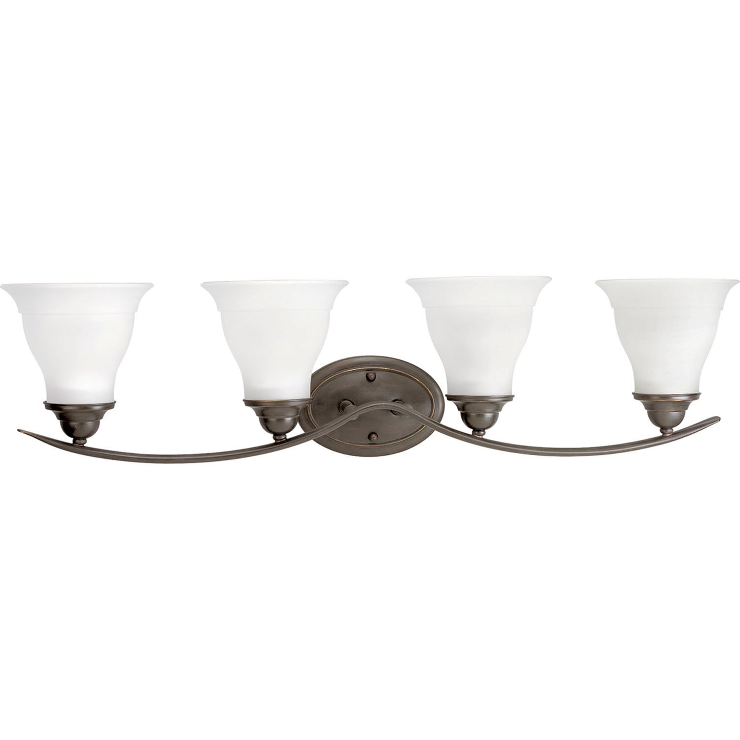 Trinity Four Light Bath Bracket in Antique Bronze