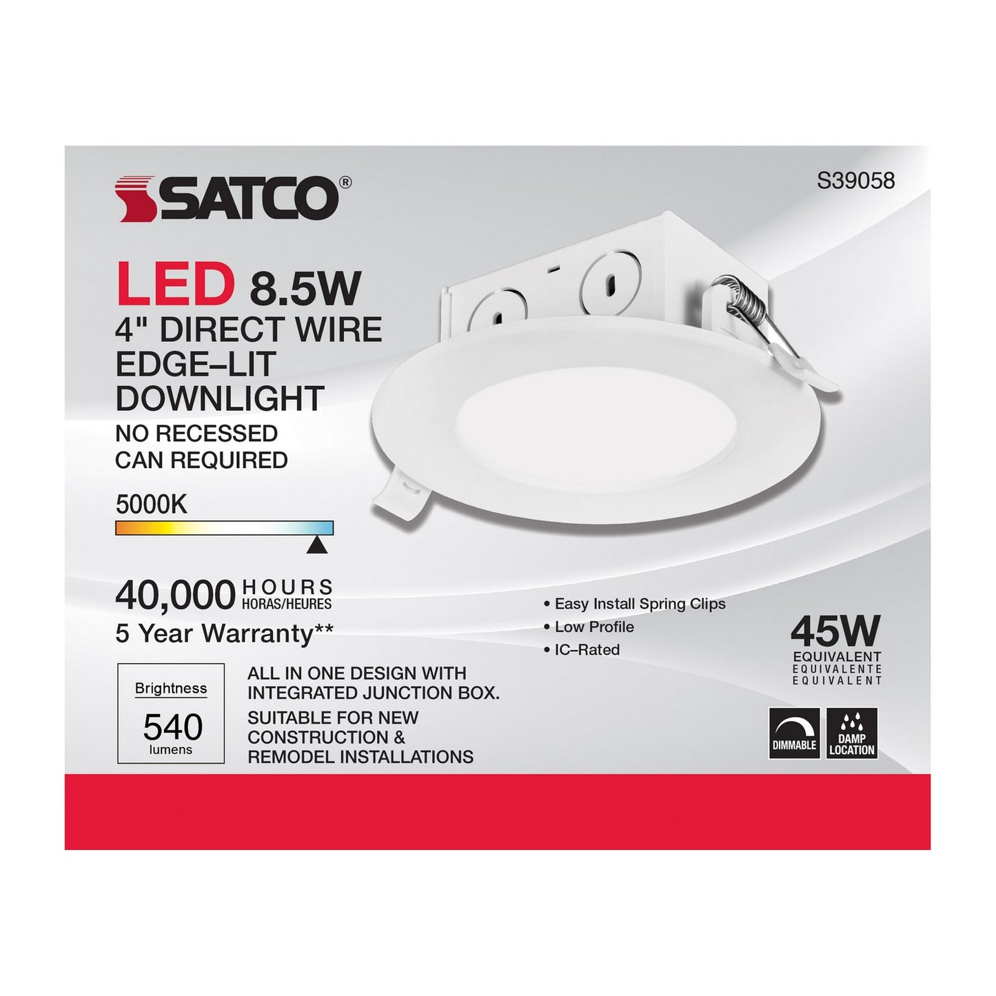 LED Downlight in White