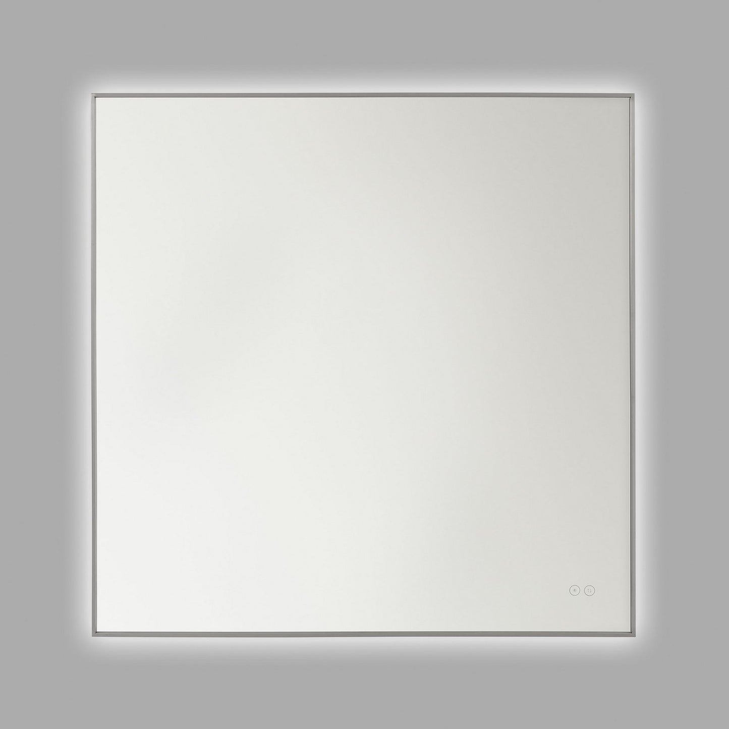 Cadre Mirror in Brushed Nickel