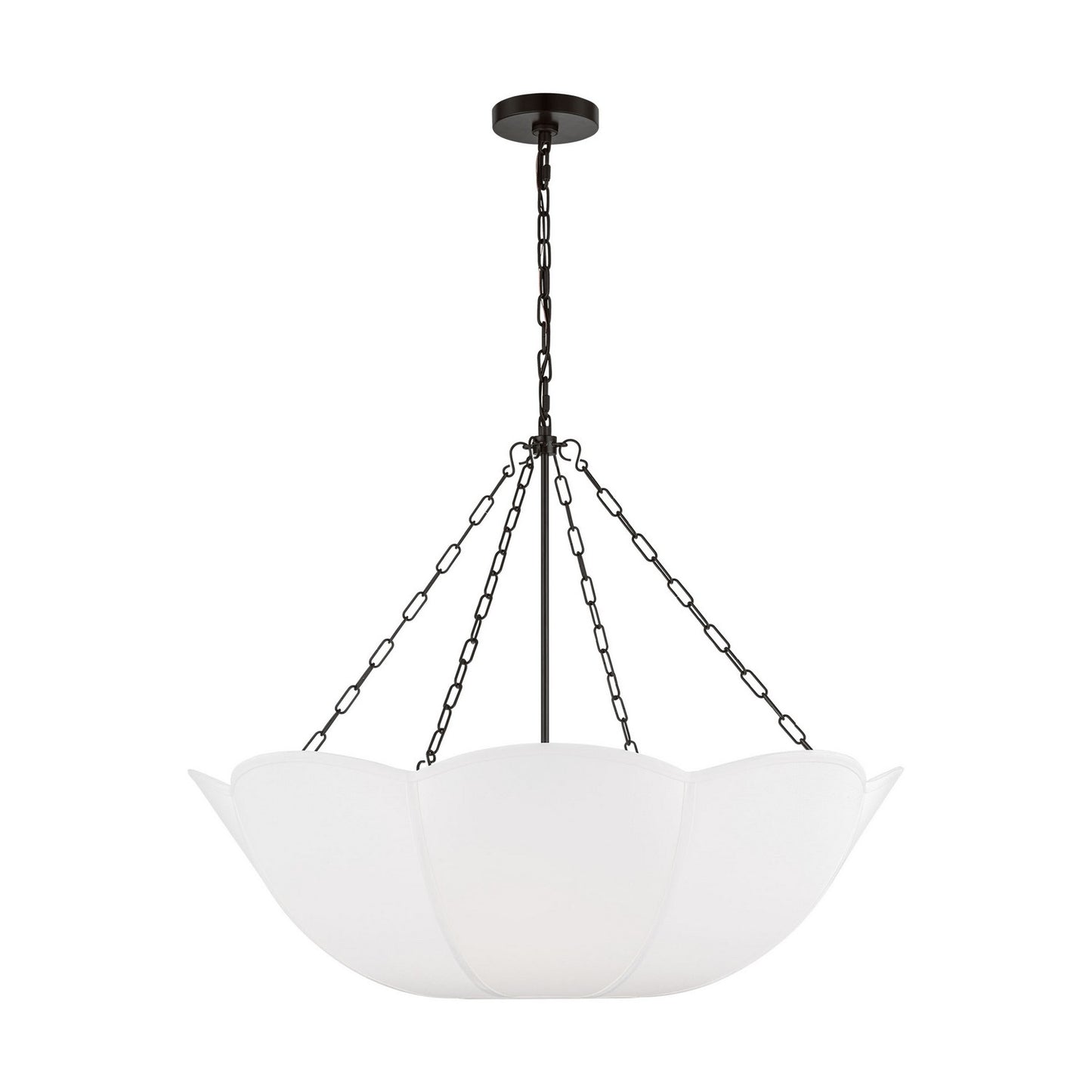 Stassi Four Light Chandelier in Aged Iron
