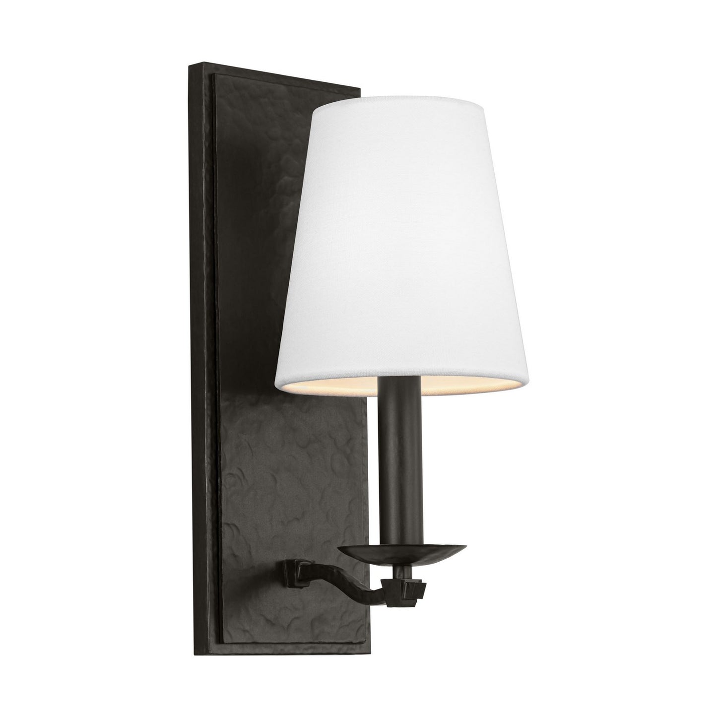 Wellen One Light Wall Sconce in Aged Iron