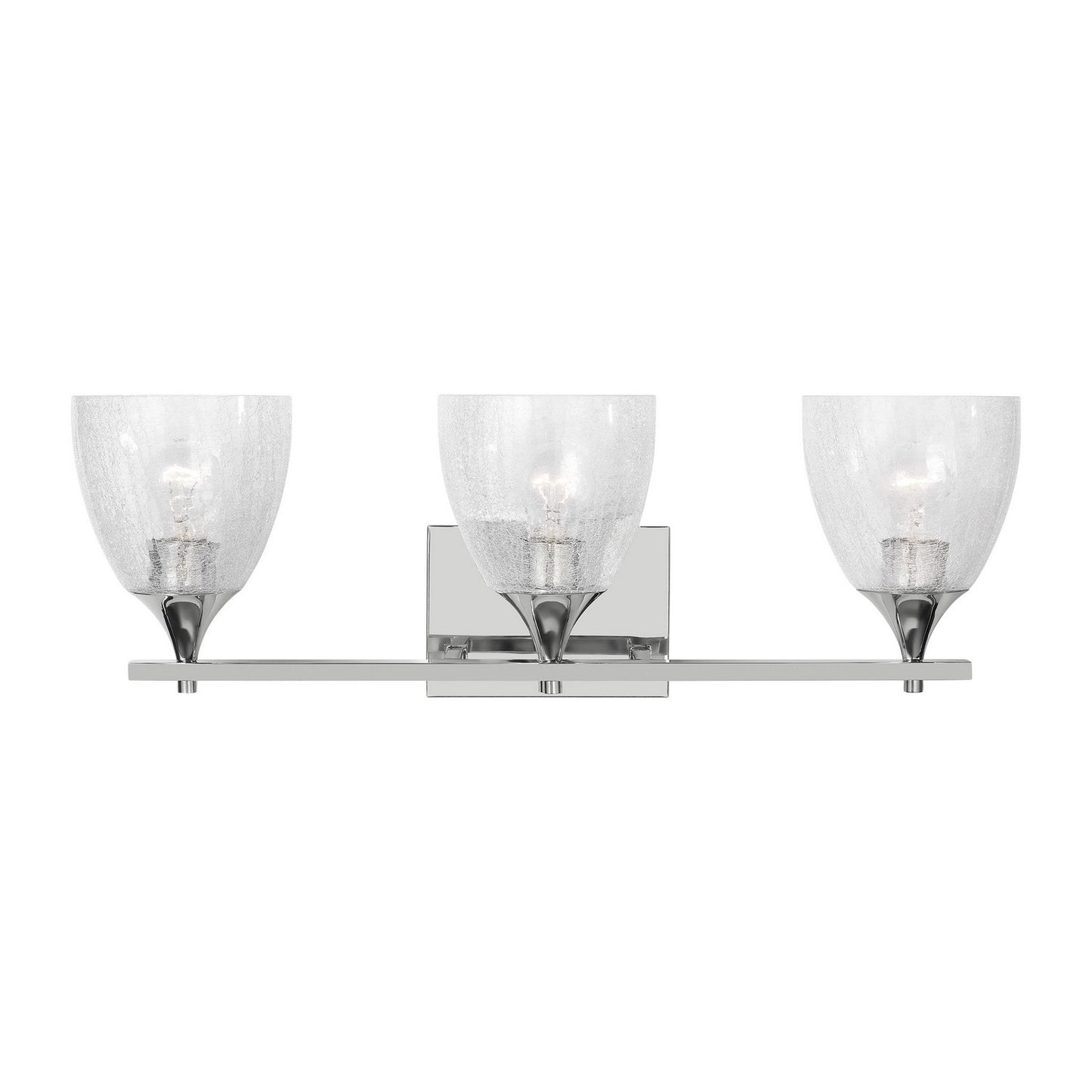 Toffino Three Light Vanity in Chrome