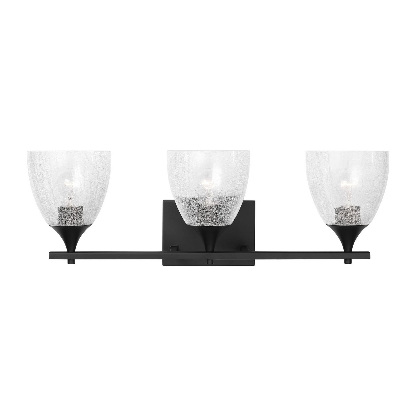 Toffino Three Light Vanity in Midnight Black