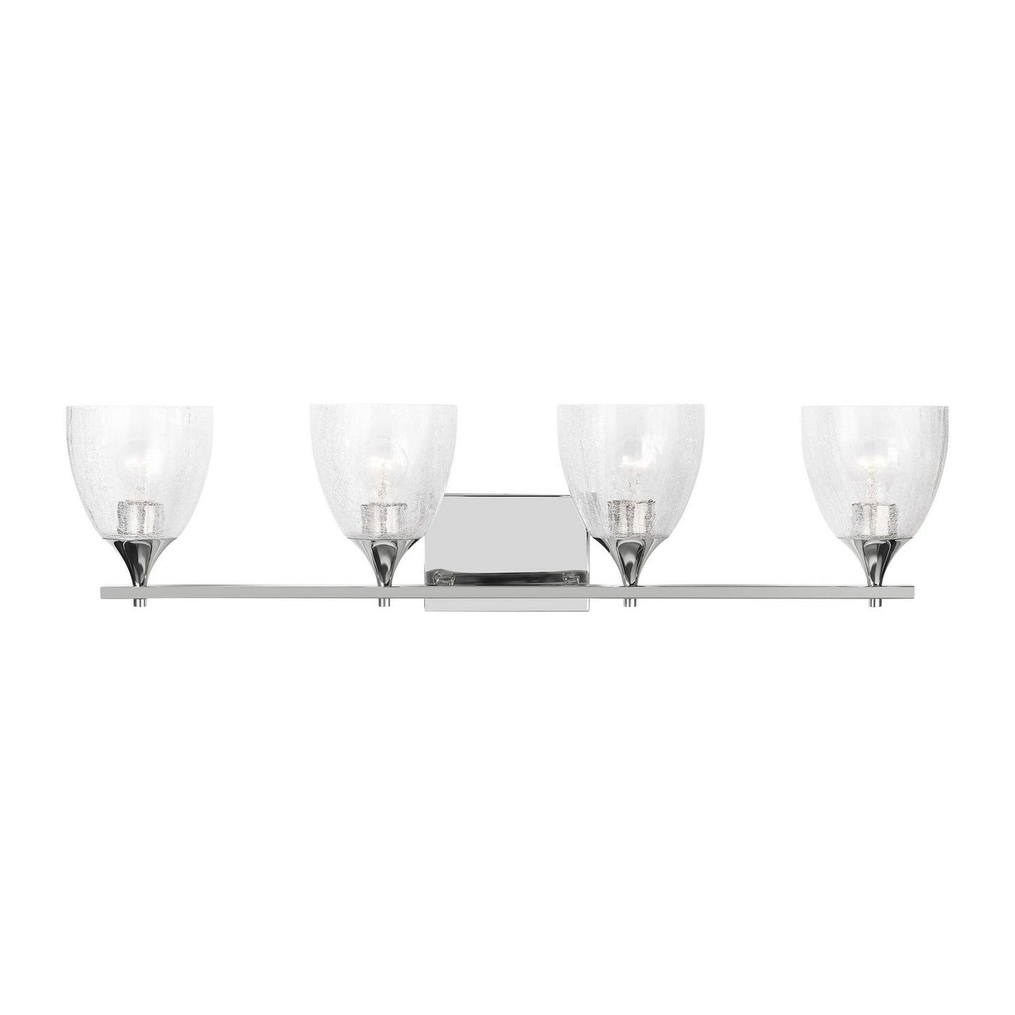 Toffino Four Light Vanity in Chrome
