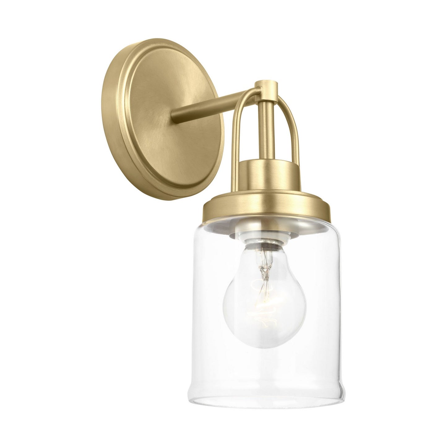 Anders One Light Vanity in Satin Brass