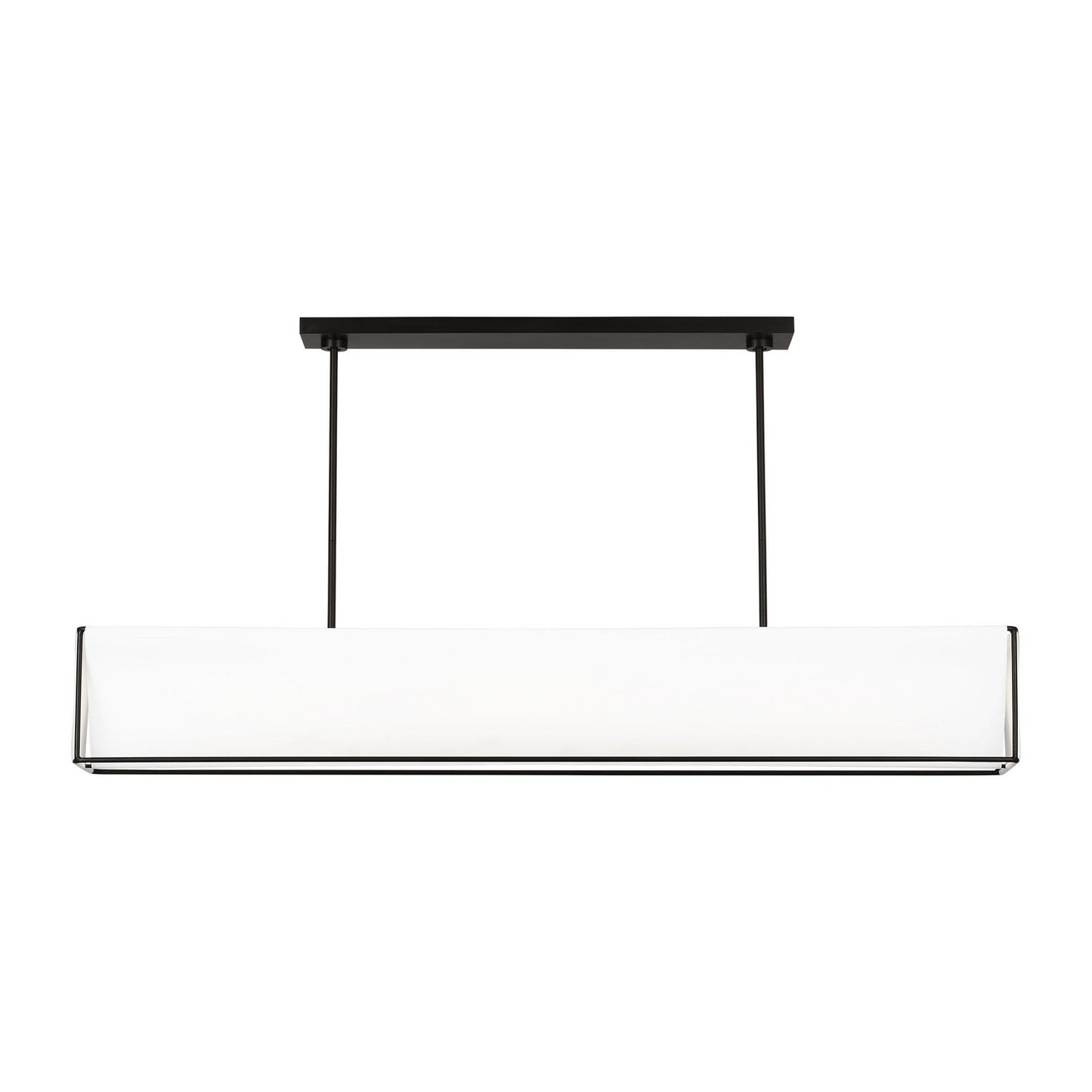 Velero LED Linear Chandelier in Aged Iron