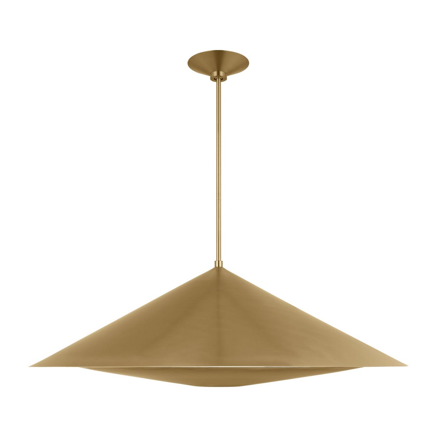 Echo One Light Pendant in Burnished Brass