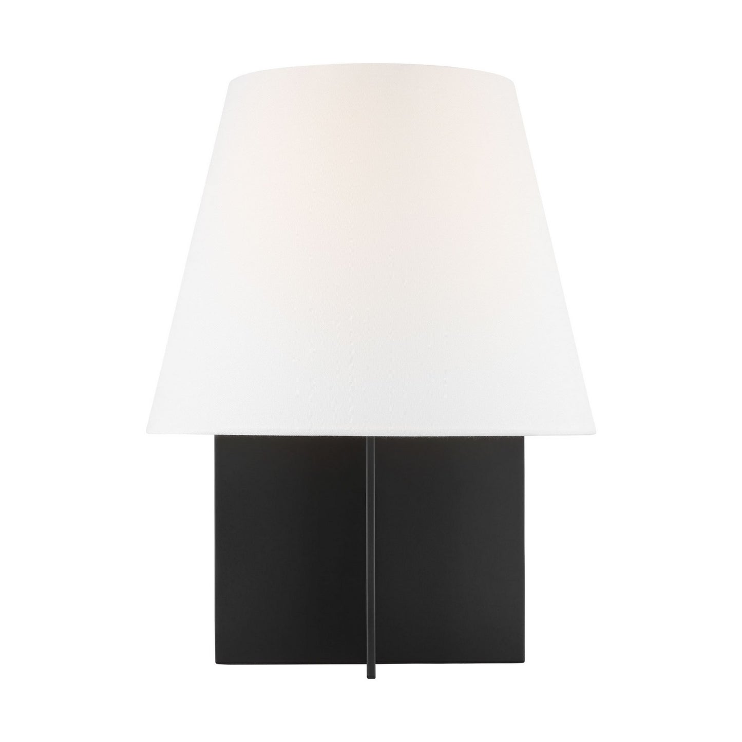 Blocco One Light Table Lamp in Midnight Black