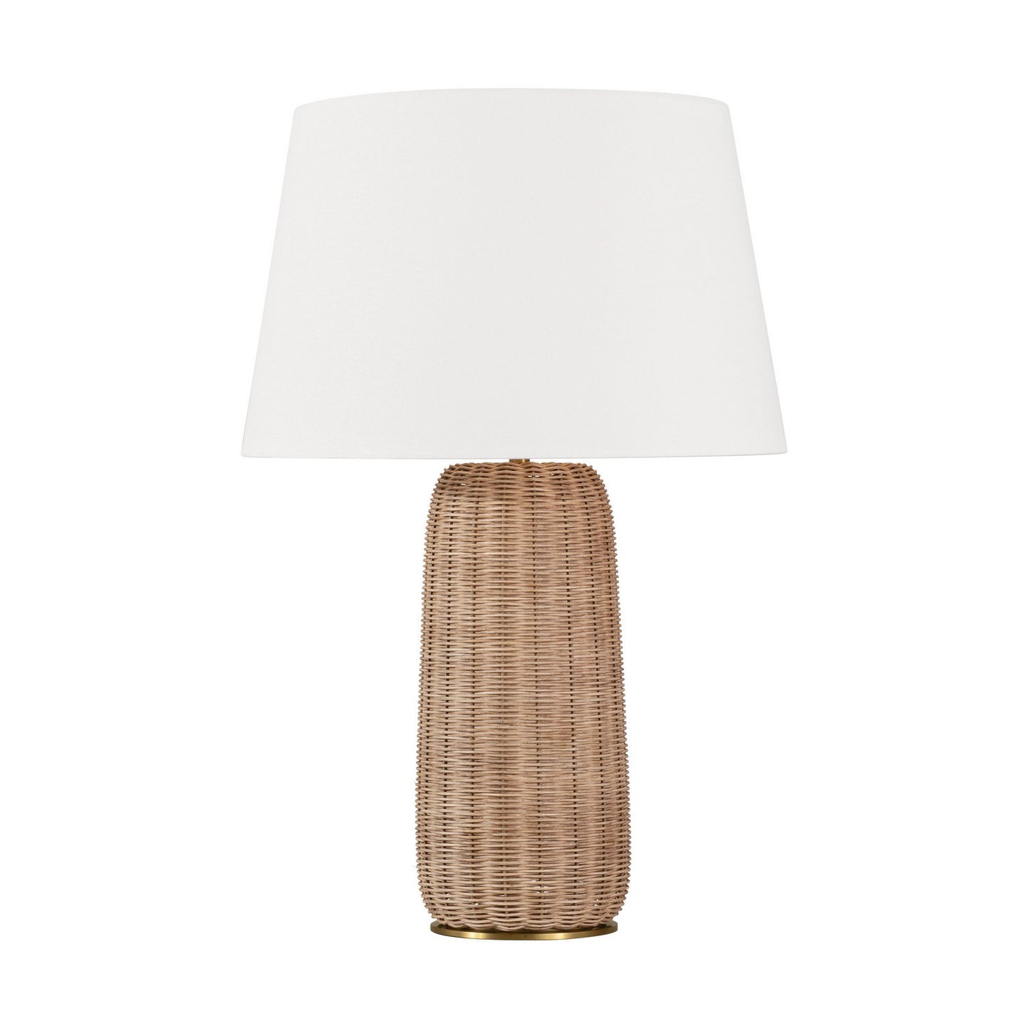 Dumar One Light Table Lamp in Blonde Rattan
