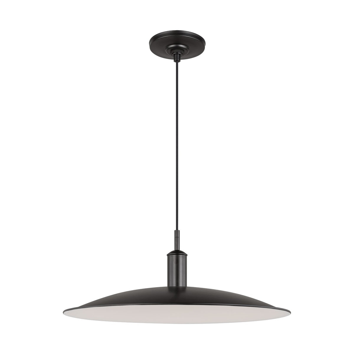 Dash LED Pendant in Aged Iron