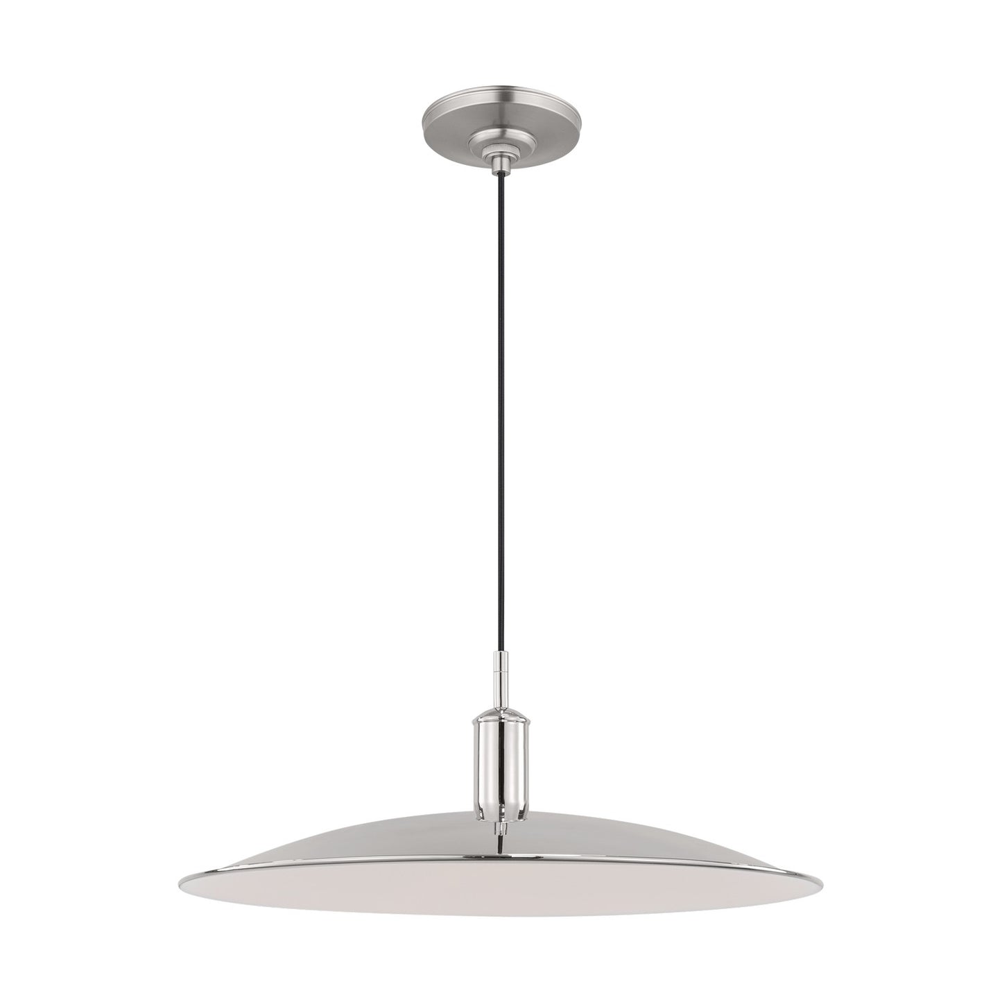 Dash LED Pendant in Polished Nickel