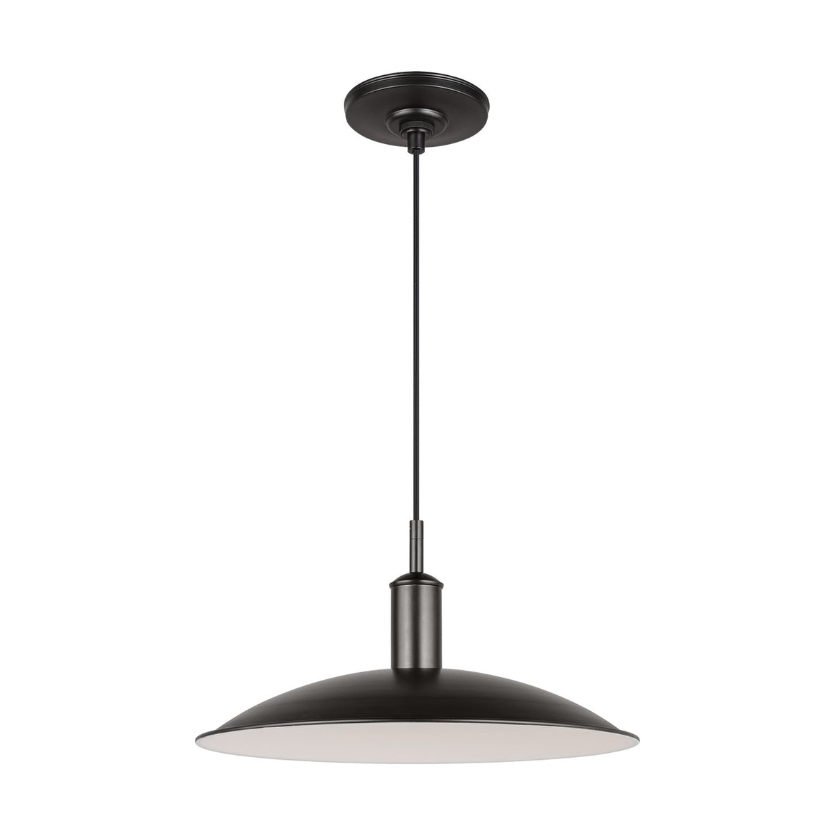 Dash LED Pendant in Aged Iron