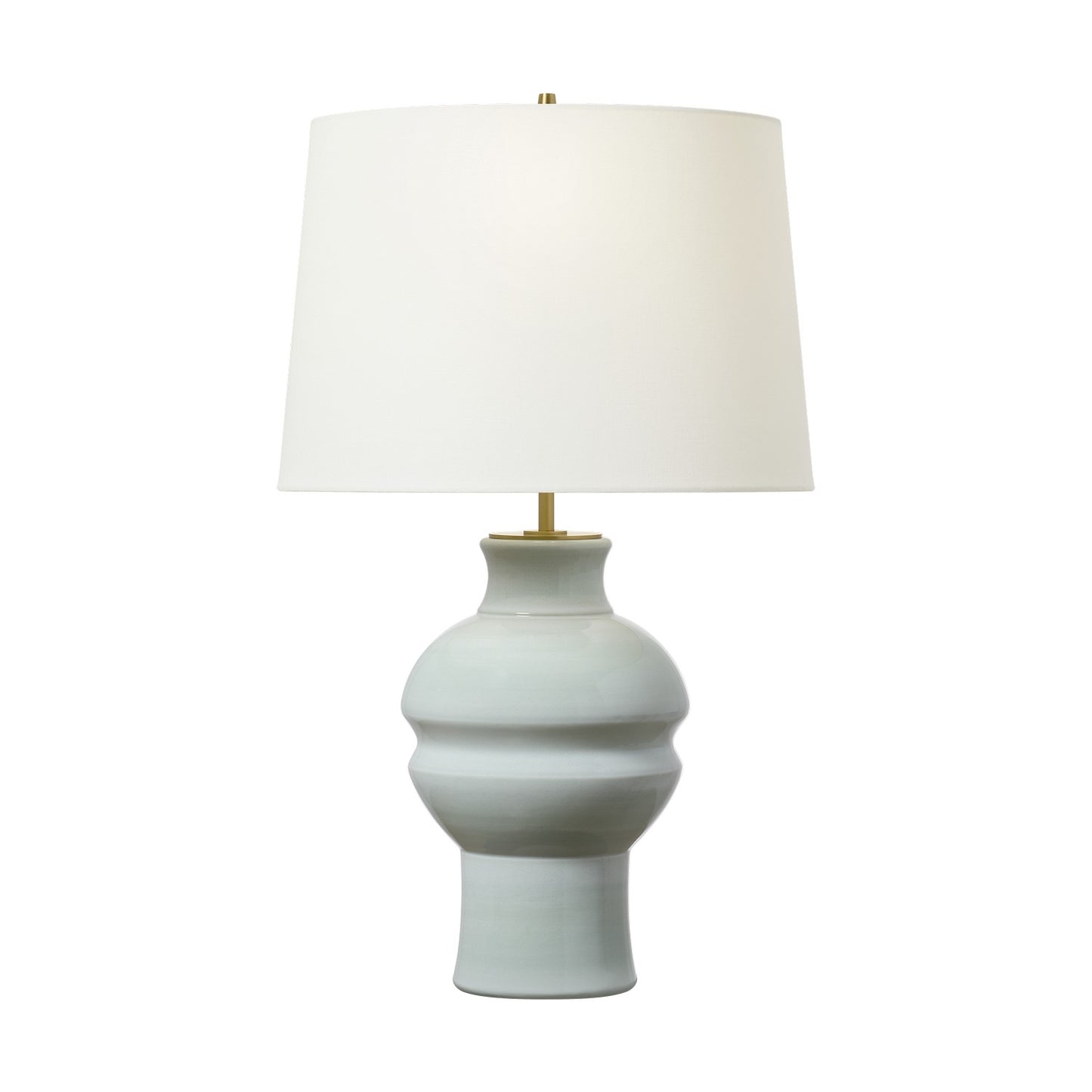 Nova One Light Table Lamp in Silk Green