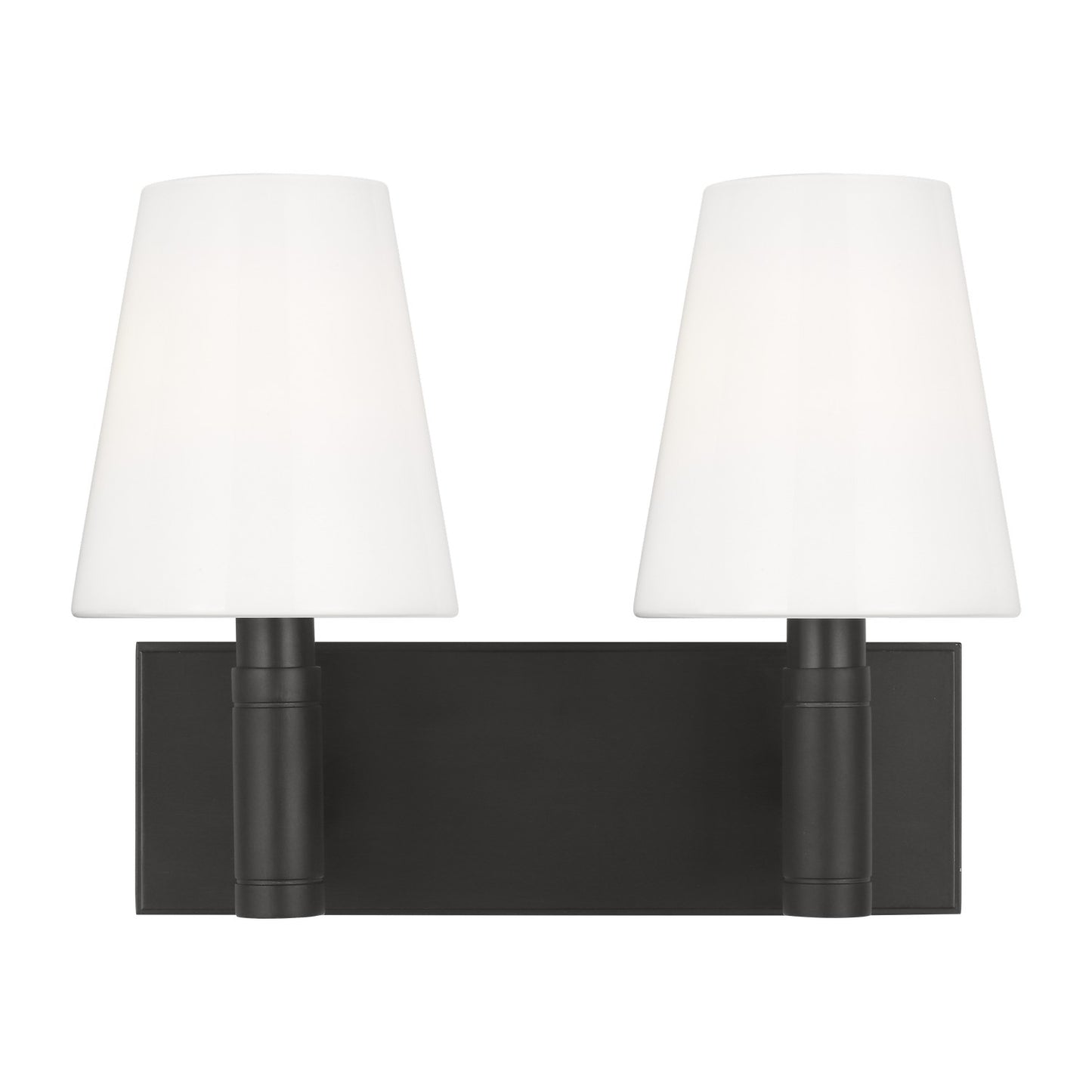 Beckham Classic Two Light Vanity in Aged Iron