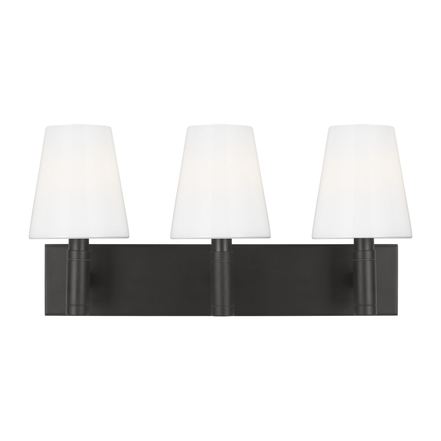 Beckham Classic Three Light Vanity in Aged Iron