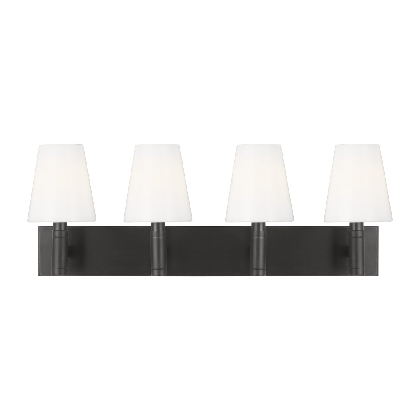 Beckham Classic Four Light Vanity in Aged Iron