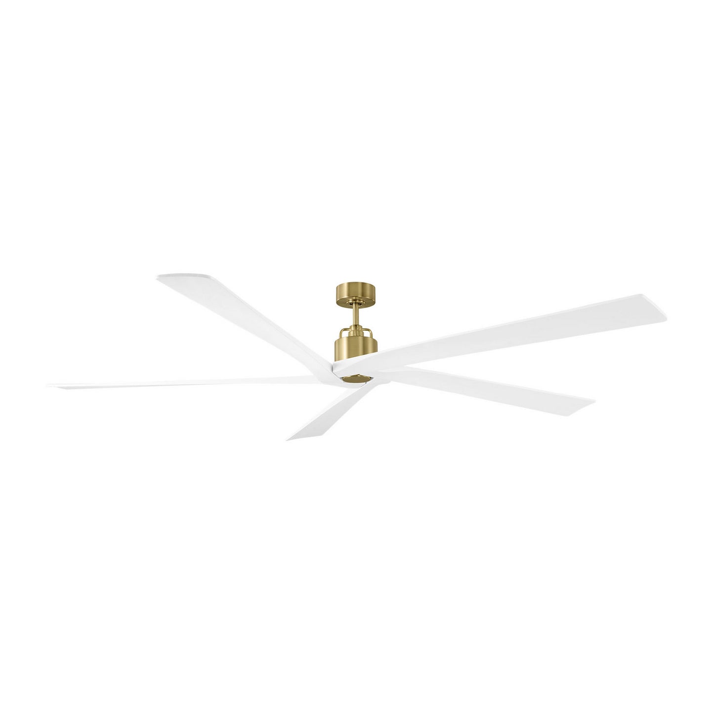 Aspen 84 84" Ceiling Fan in Burnished Brass