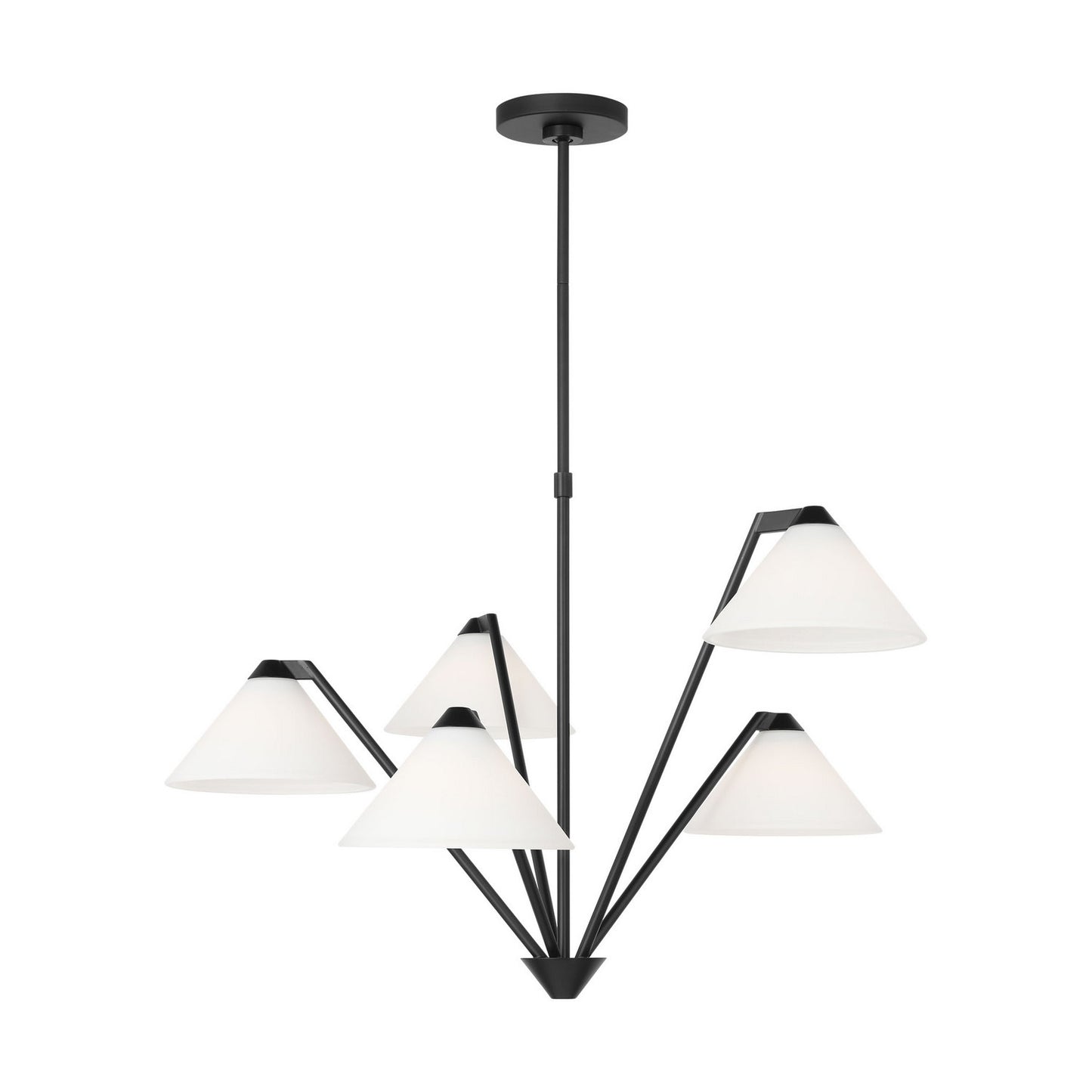 Werley Chandelier in Midnight Black