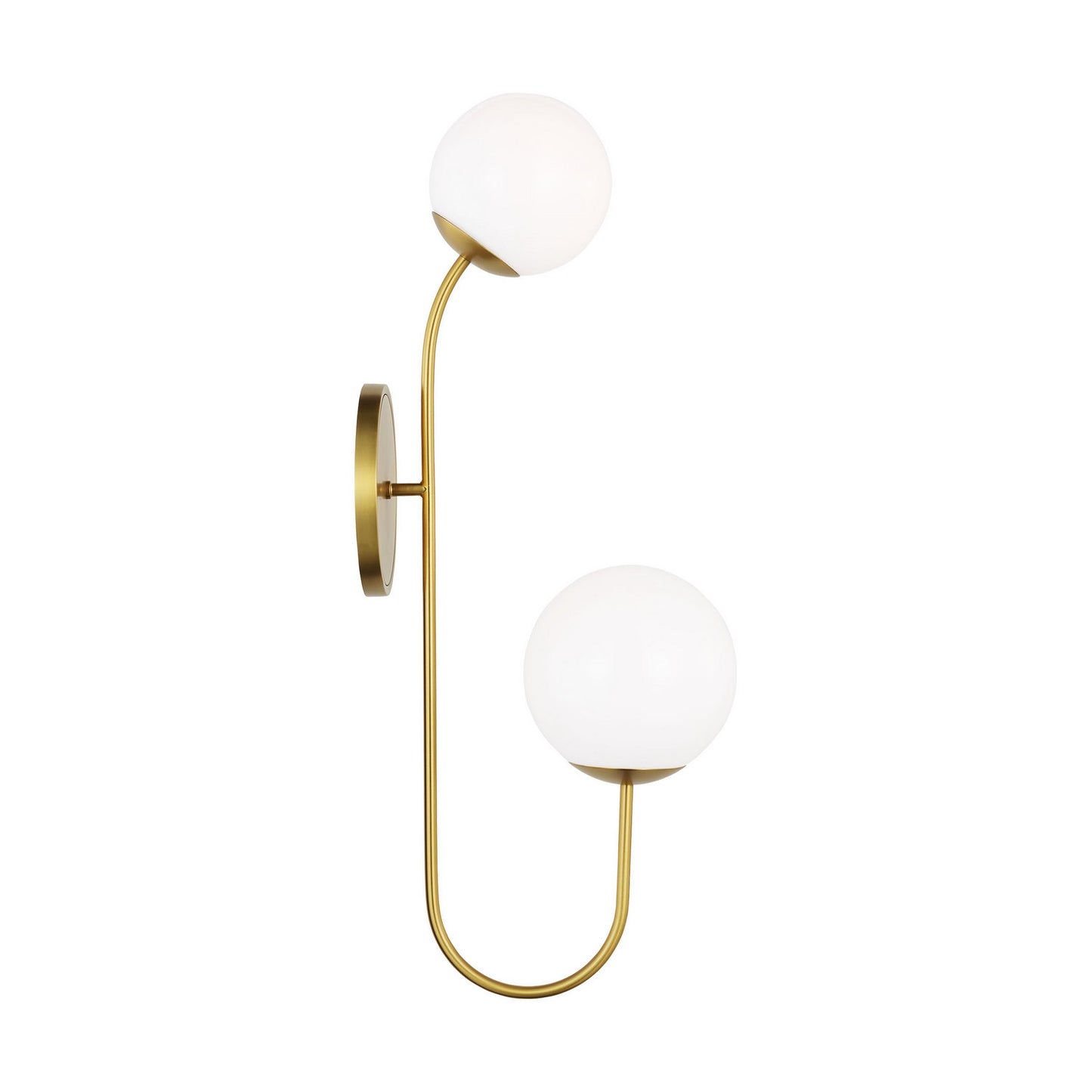Noemie LED Wall Sconce in Burnished Brass