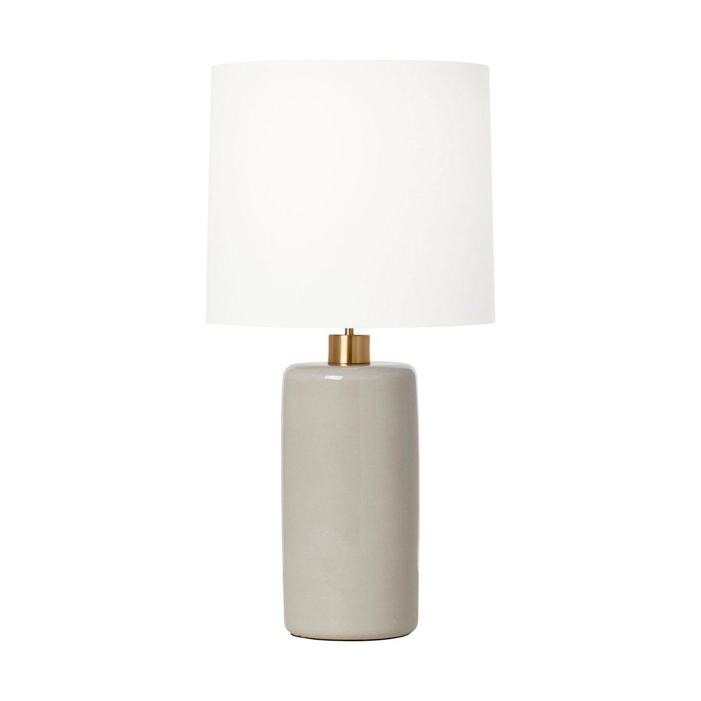 Shanghai One Light Table Lamp in White Crackle