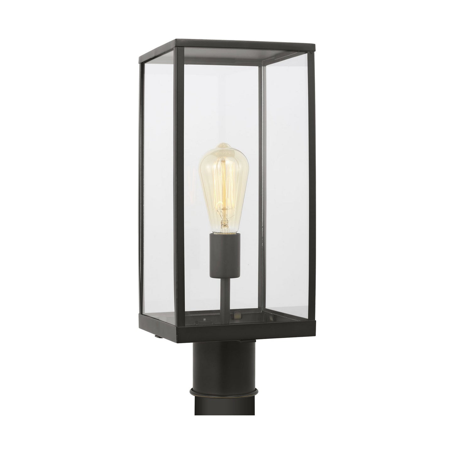 Howell One Light Post Lantern in Antique Bronze