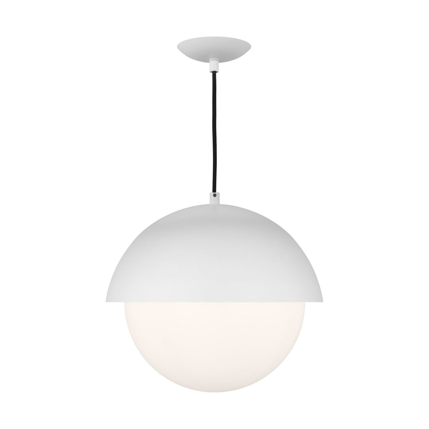 Hyde One Light Pendant in Matte White