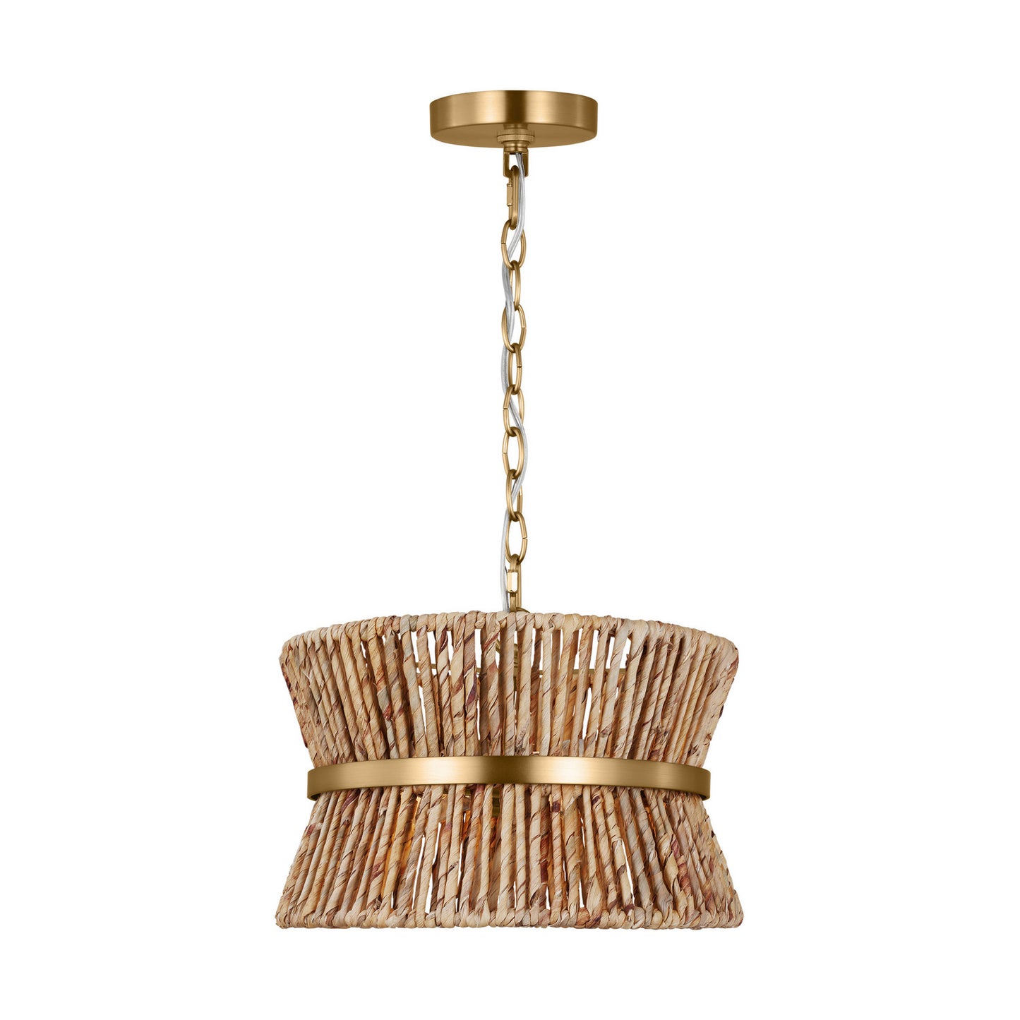 Thurlo Two Light Pendant in Satin Brass