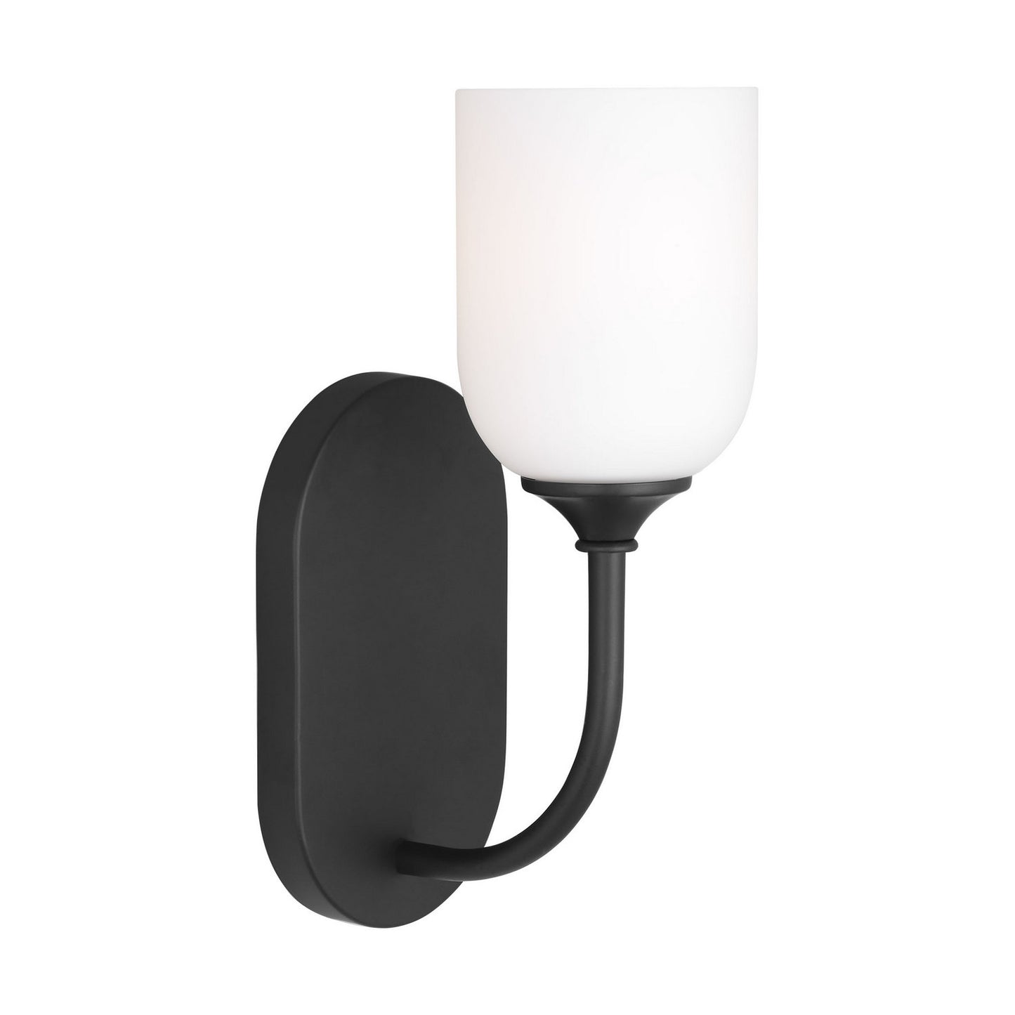 Emile One Light Vanity in Midnight Black