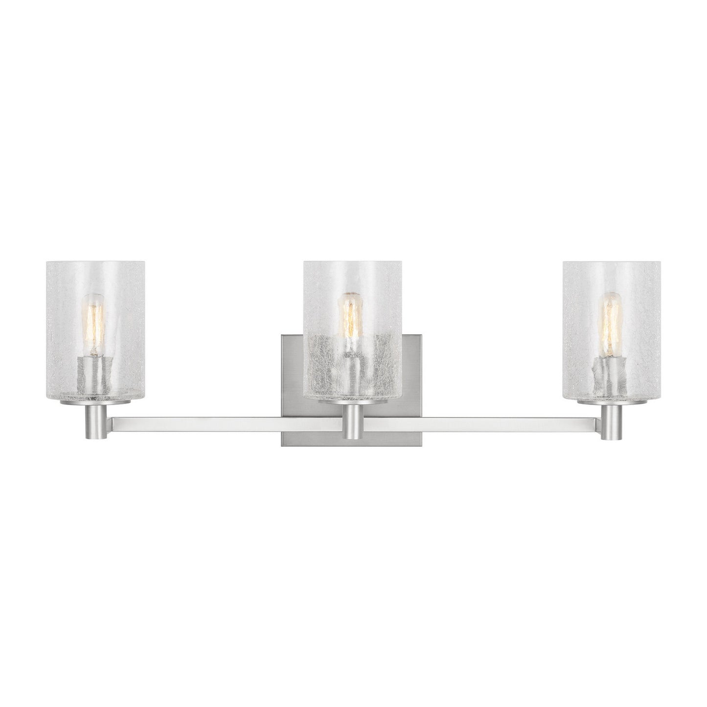 Parker Three Light Wall / Bath in Brushed Steel