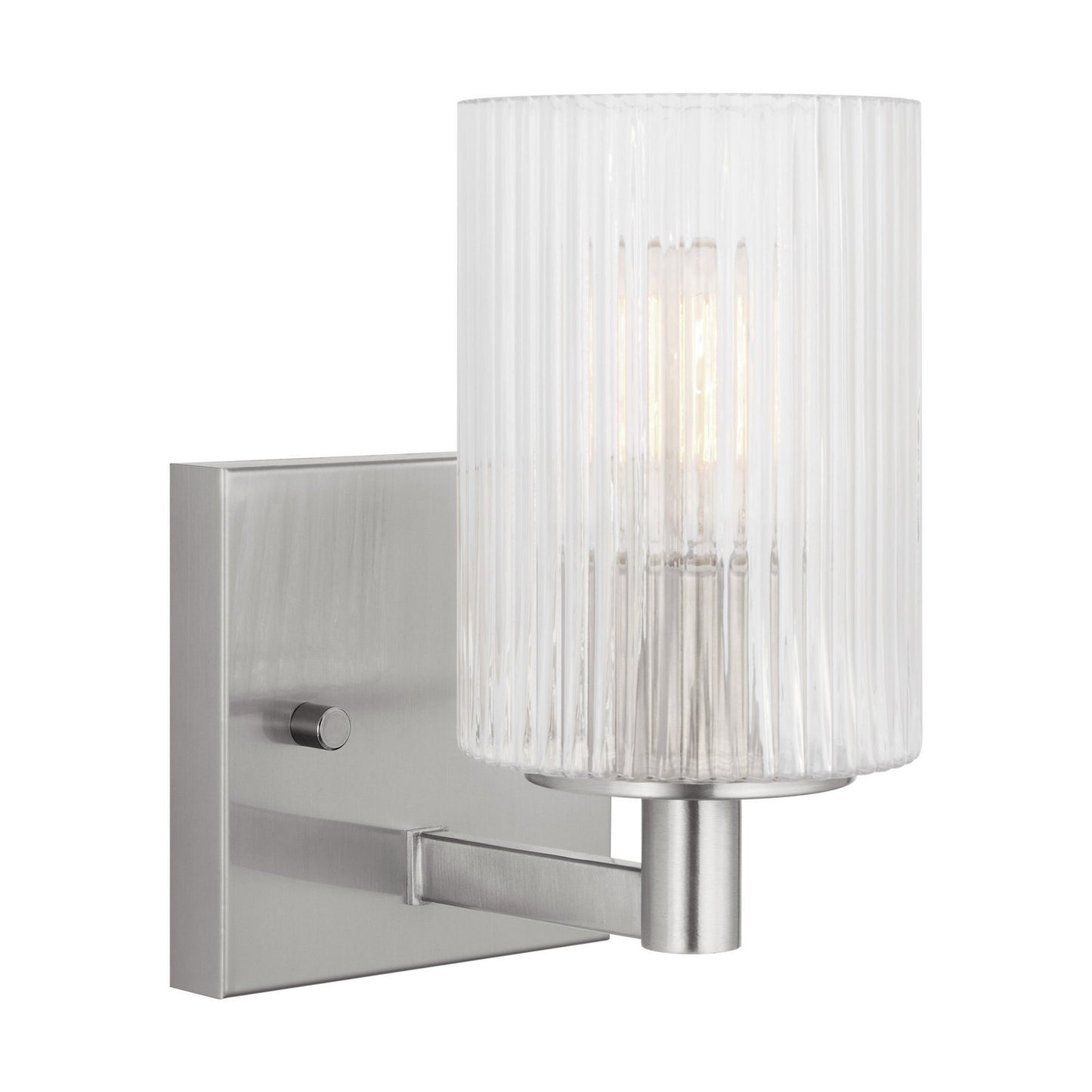 Lando One Light Wall / Bath Sconce in Brushed Steel
