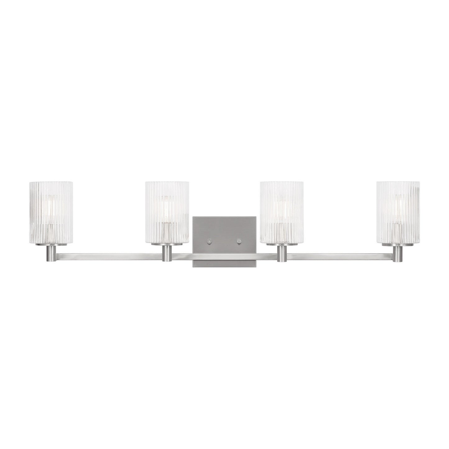 Generation Lighting - GLV1044EN/BS - Four Light Wall / Bath - Lando - Brushed Steel