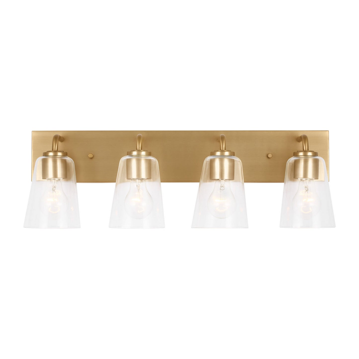 Miles Vanity in Satin Brass