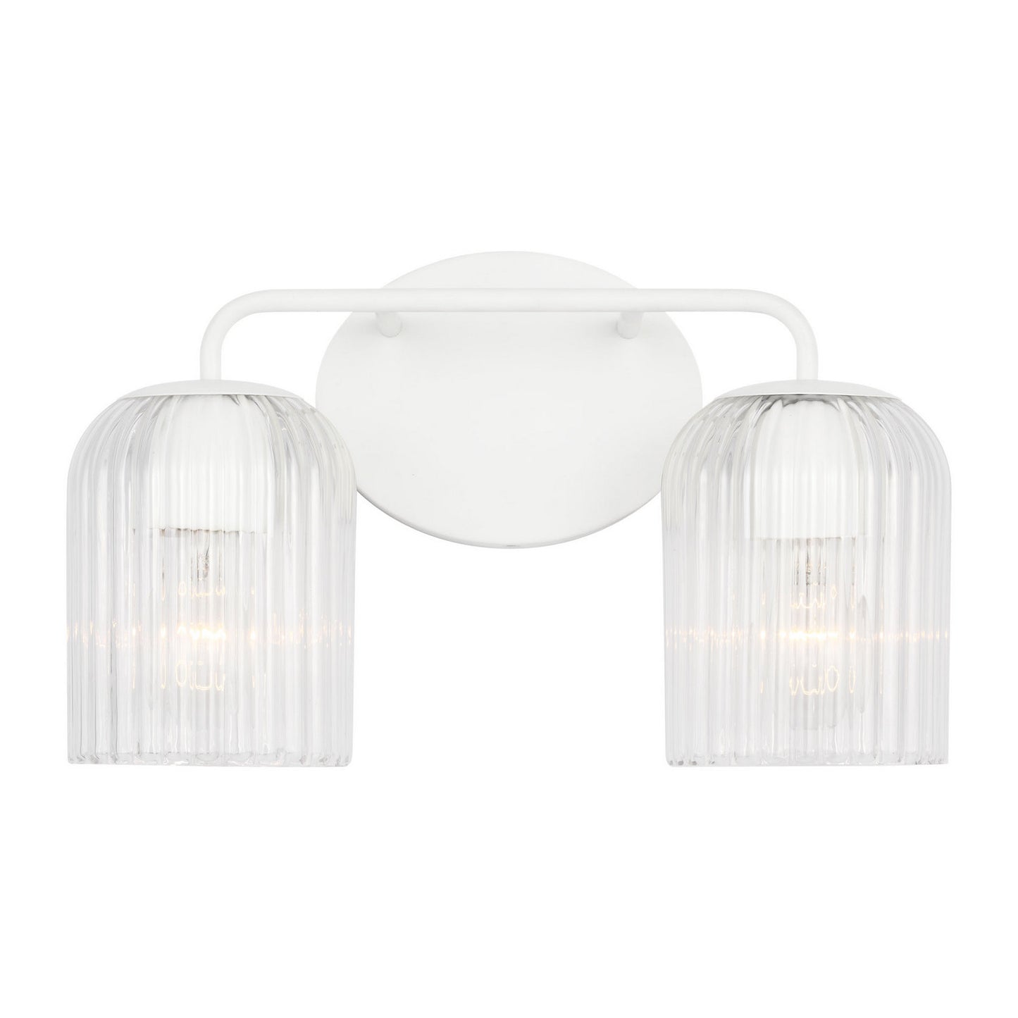 Eisele Two Light Vanity in Matte White