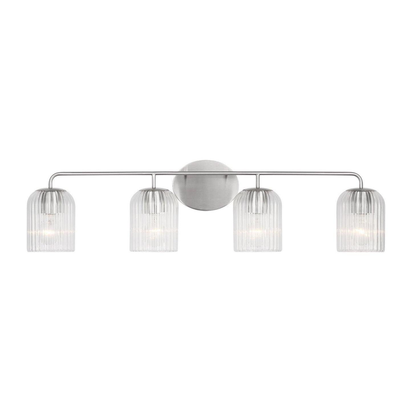 Eisele Four Light Vanity in Brushed Nickel