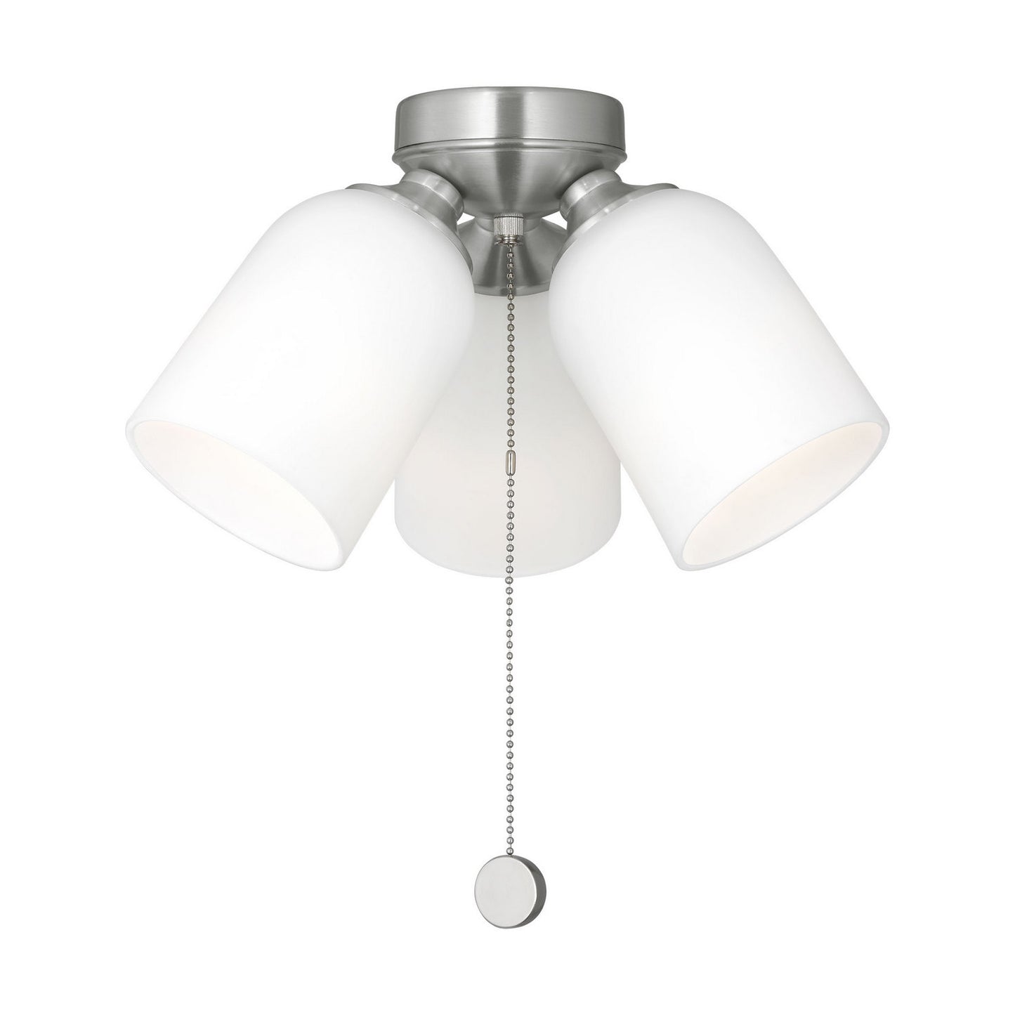 Emile Fan Light Kit in Brushed Nickel