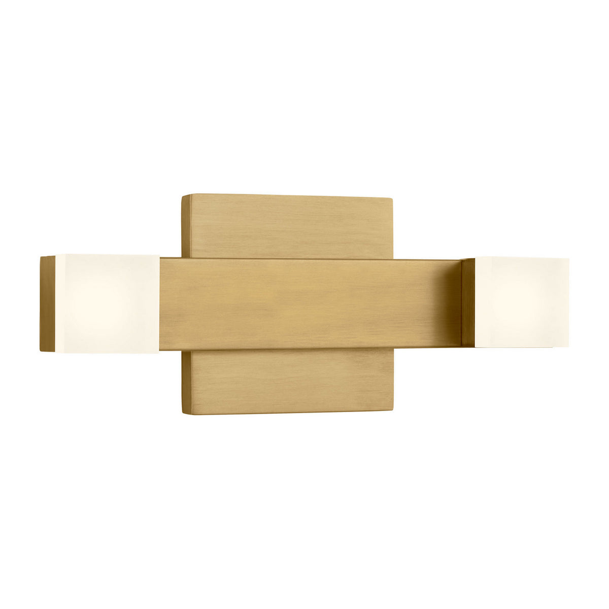 Brander LED Vanity in Satin Brass