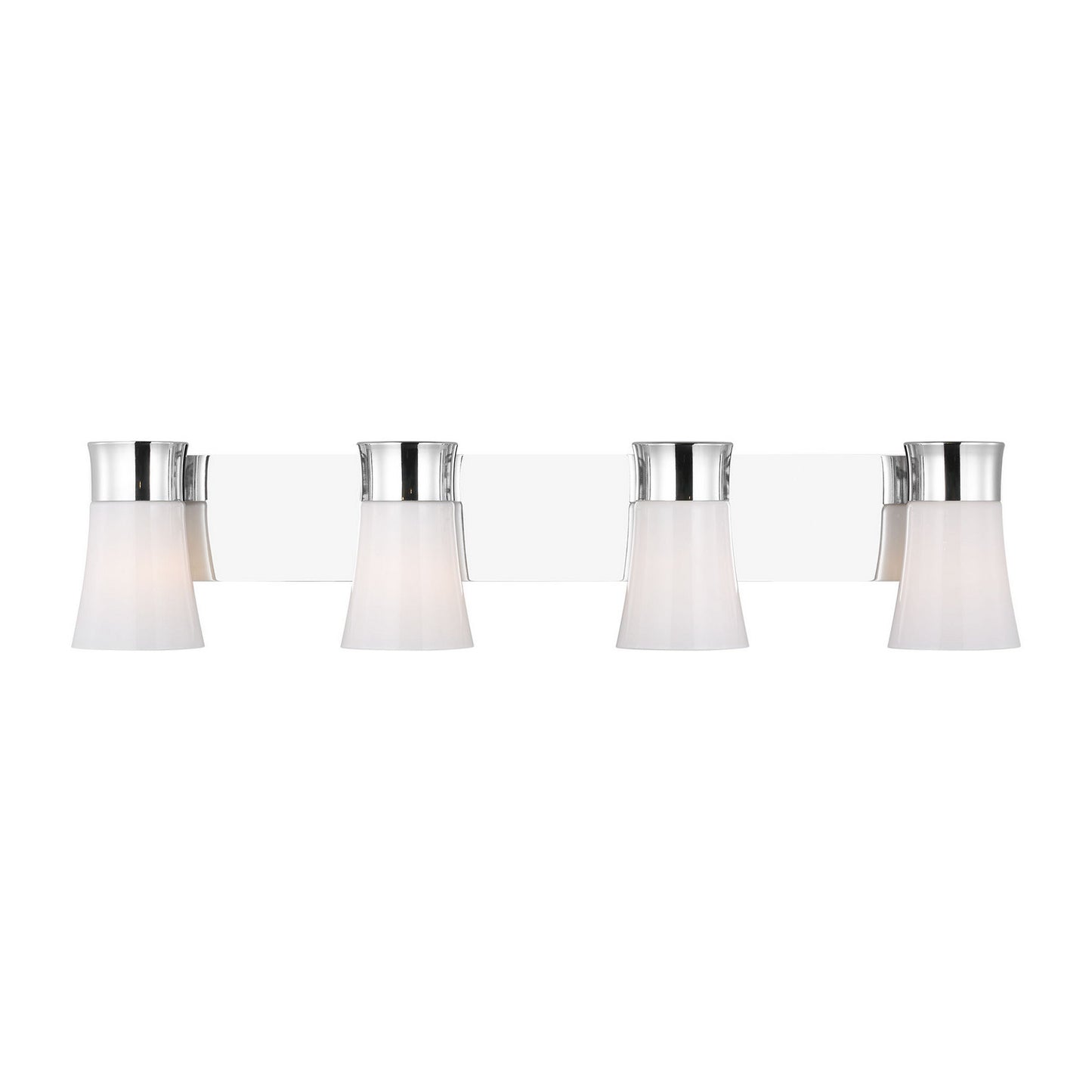 Roy Four Light Vanity in Chrome