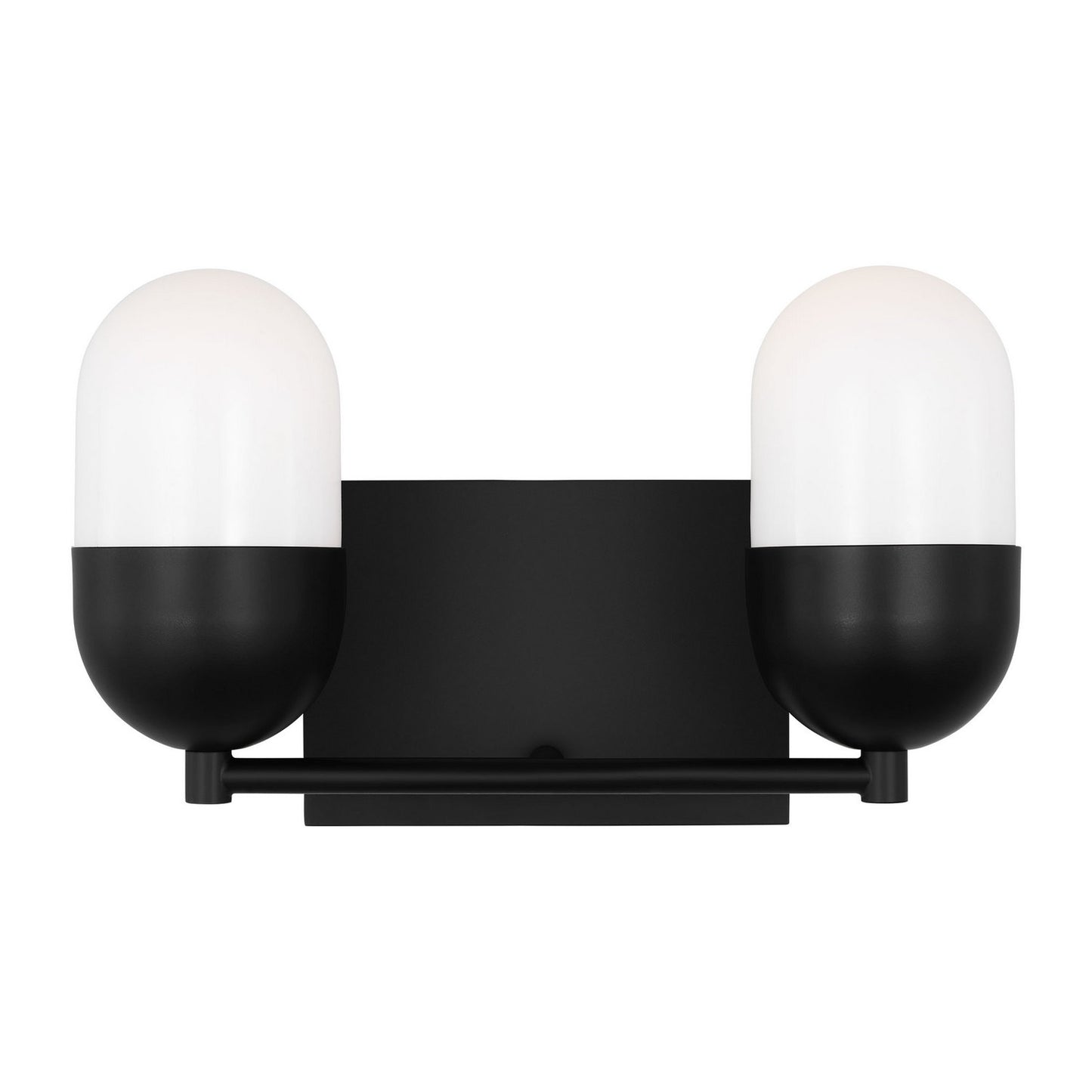 Foster Two Light Vanity in Midnight Black