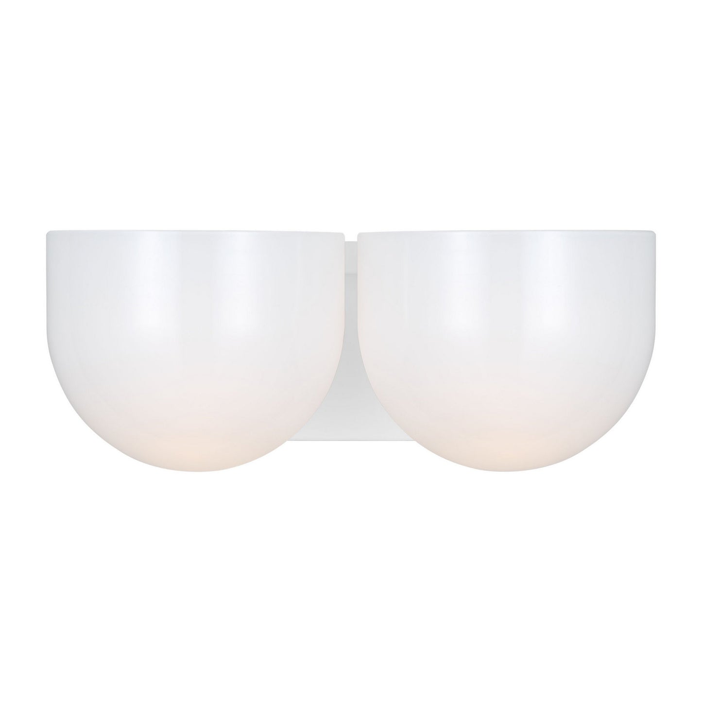 Cheverny Two Light Vanity in Matte White