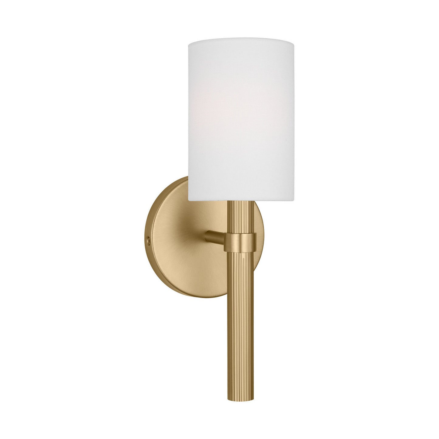 Manor One Light Wall Sconce in Satin Brass