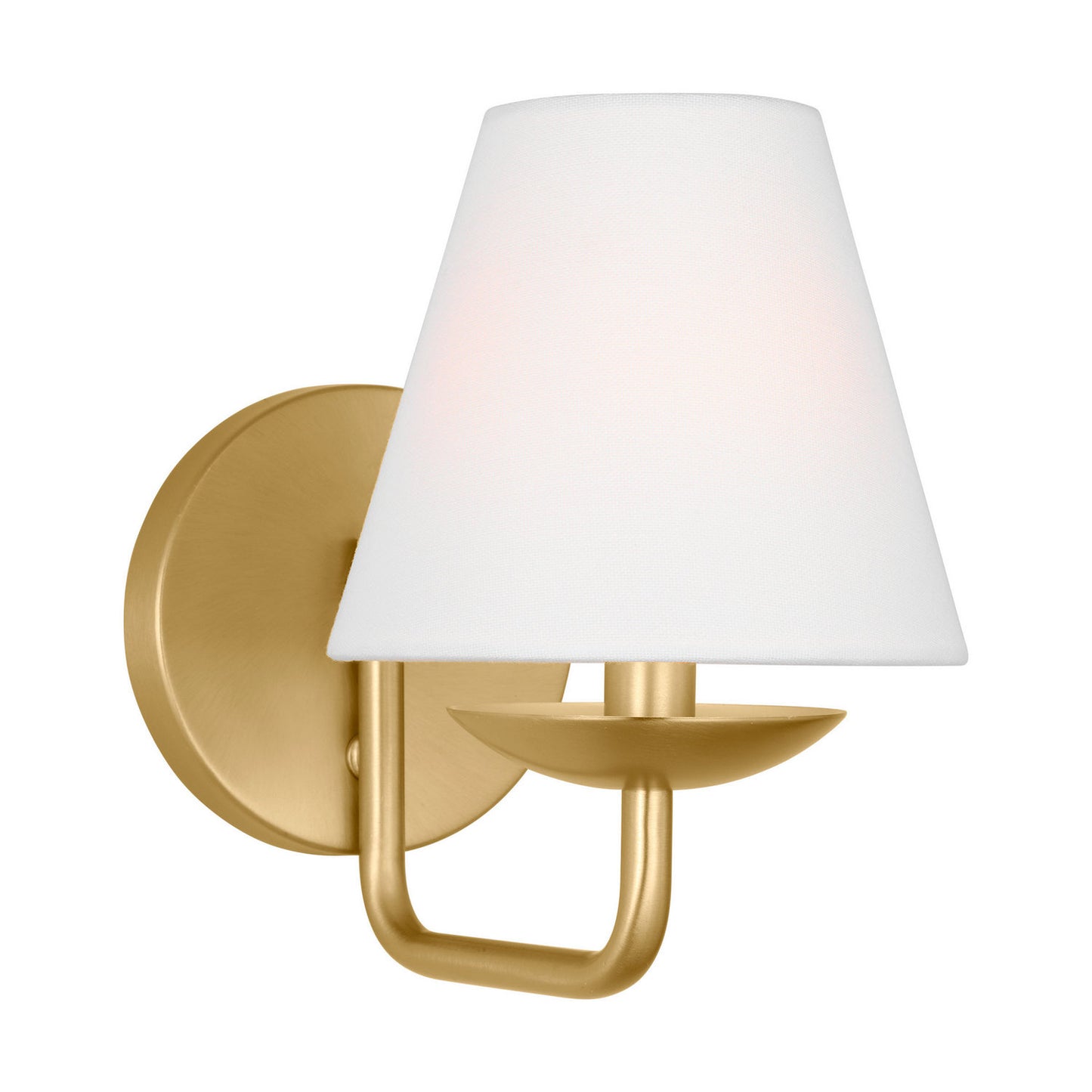 Albion One Light Wall Sconce in Satin Brass