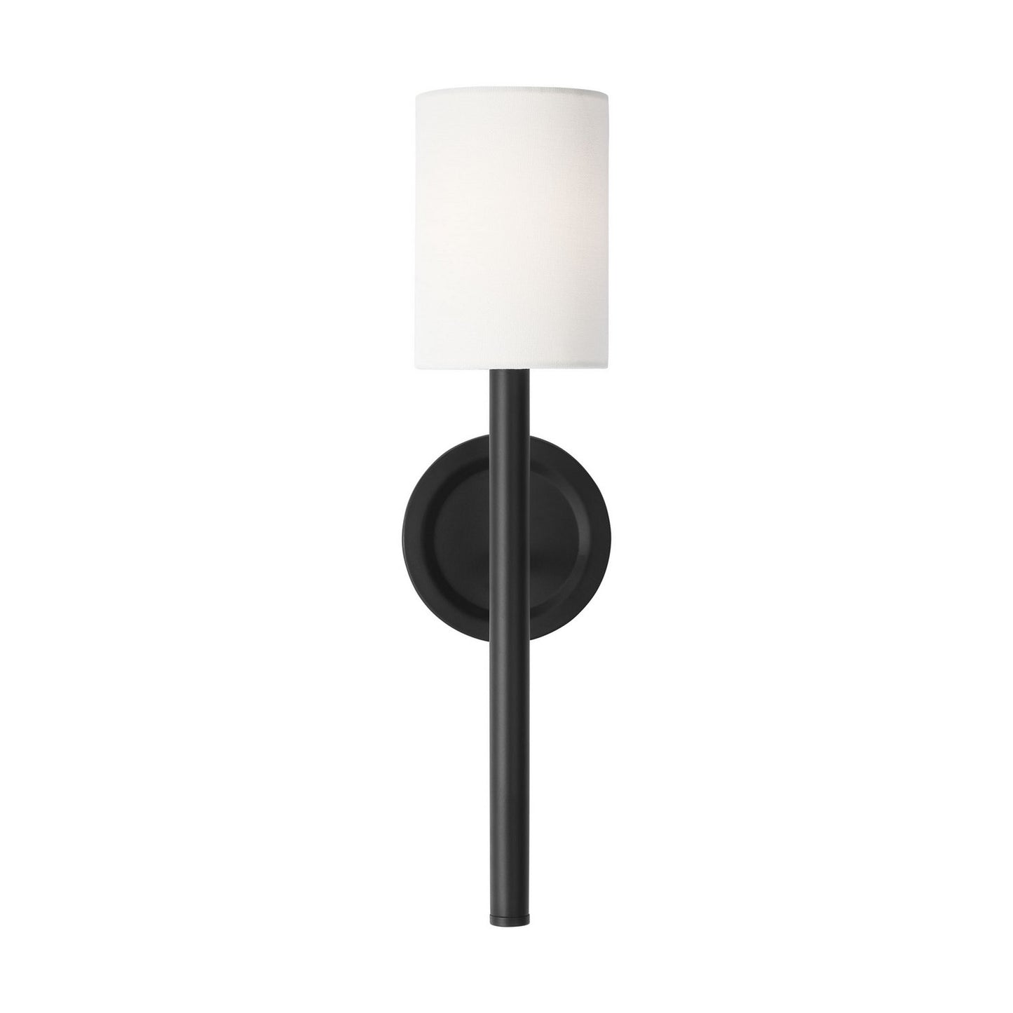 Egmont One Light Wall Sconce in Midnight Black
