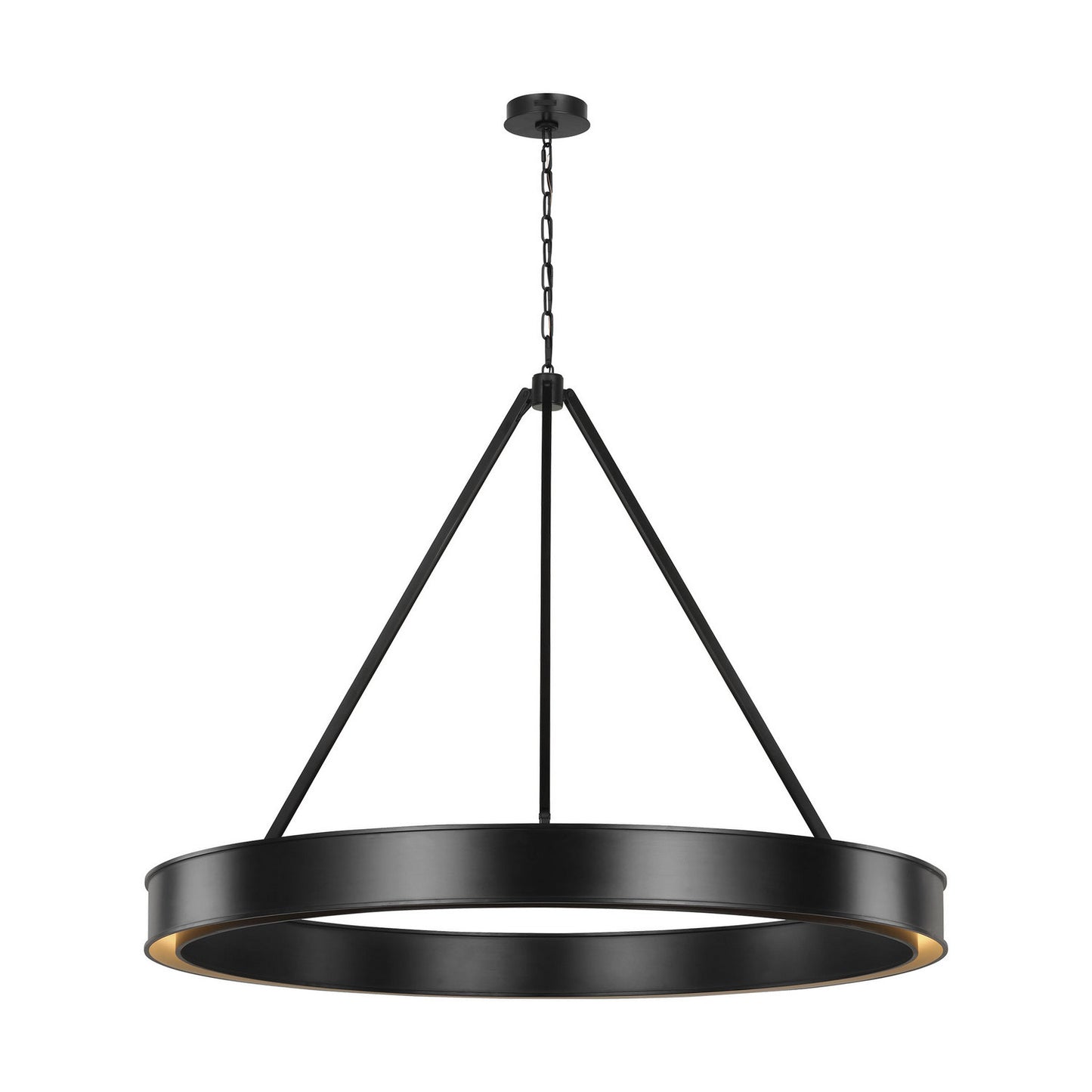 Leonard LED Chandelier in Aged Iron