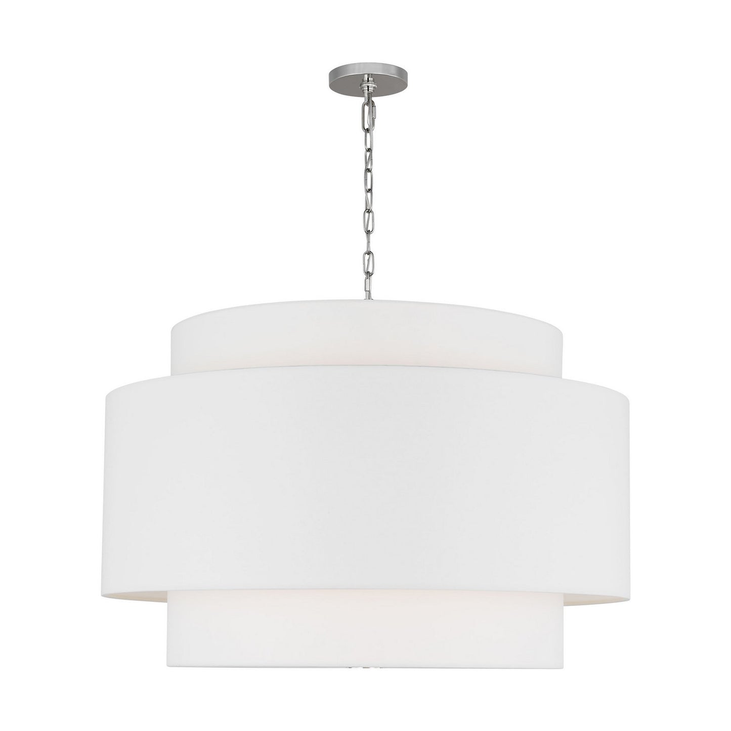 Sawyer Four Light Pendant in Polished Nickel