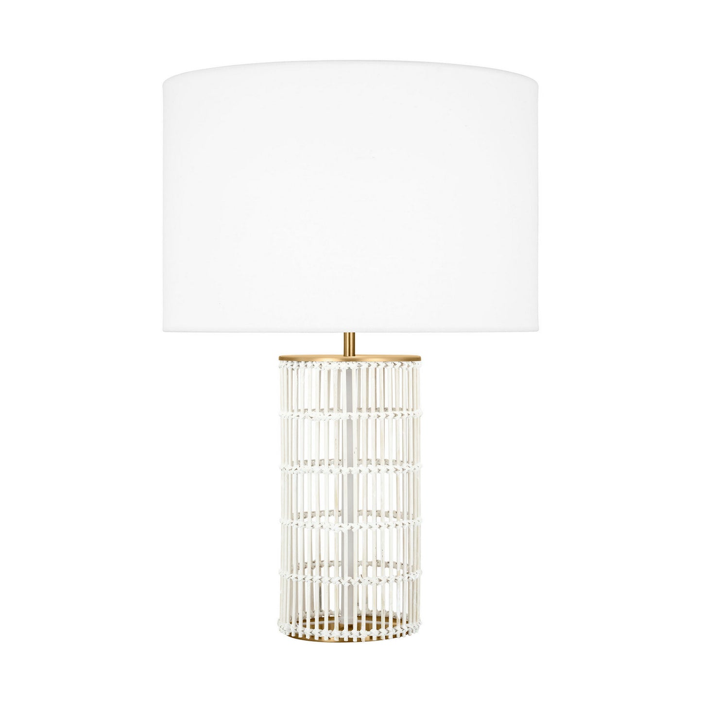 Elio One Light Table Lamp in Burnished Brass