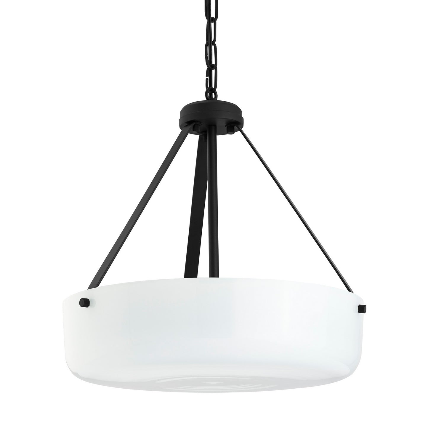 Lieon Two Light Convertible Pendant in Black