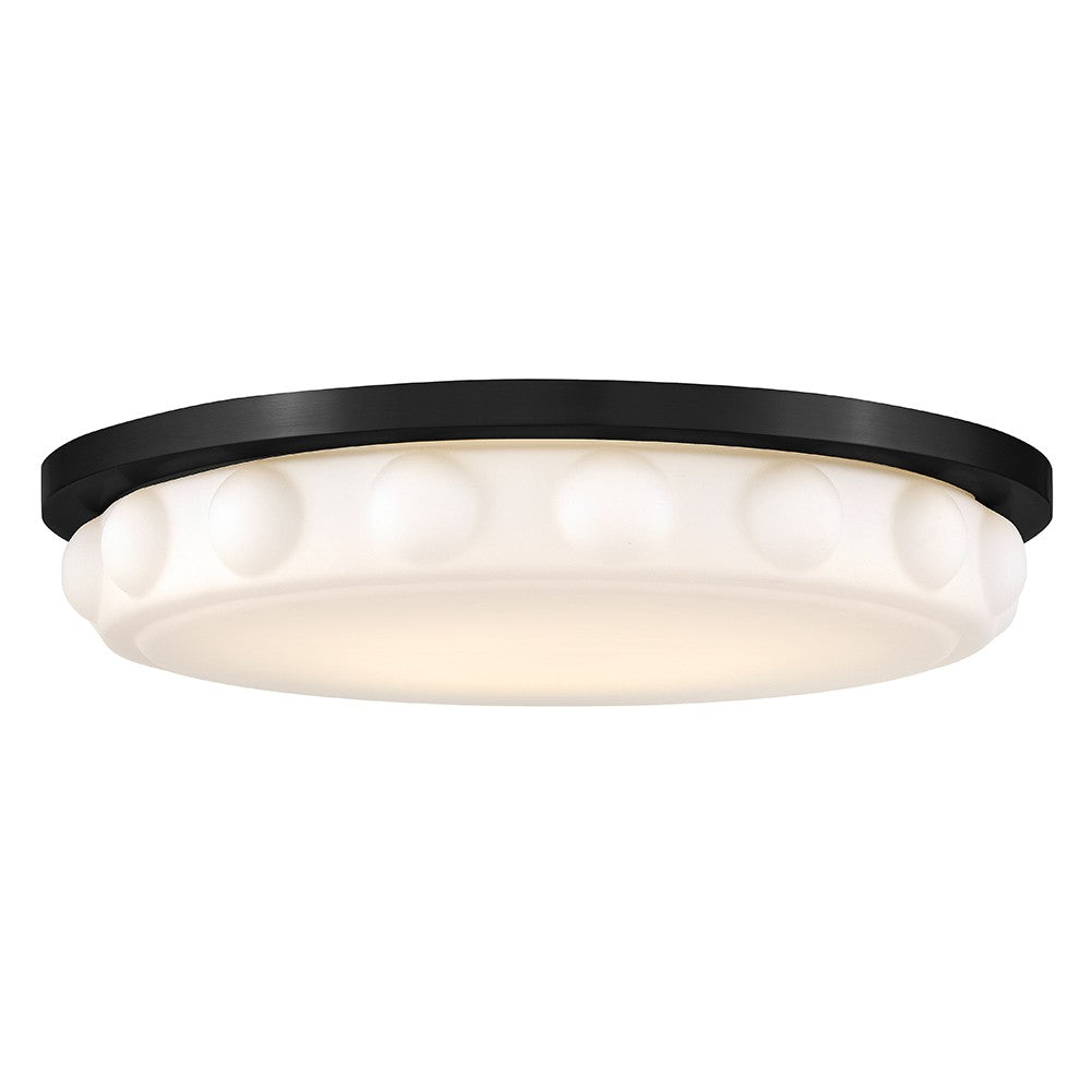 Zoey LED Flush Mount in Black